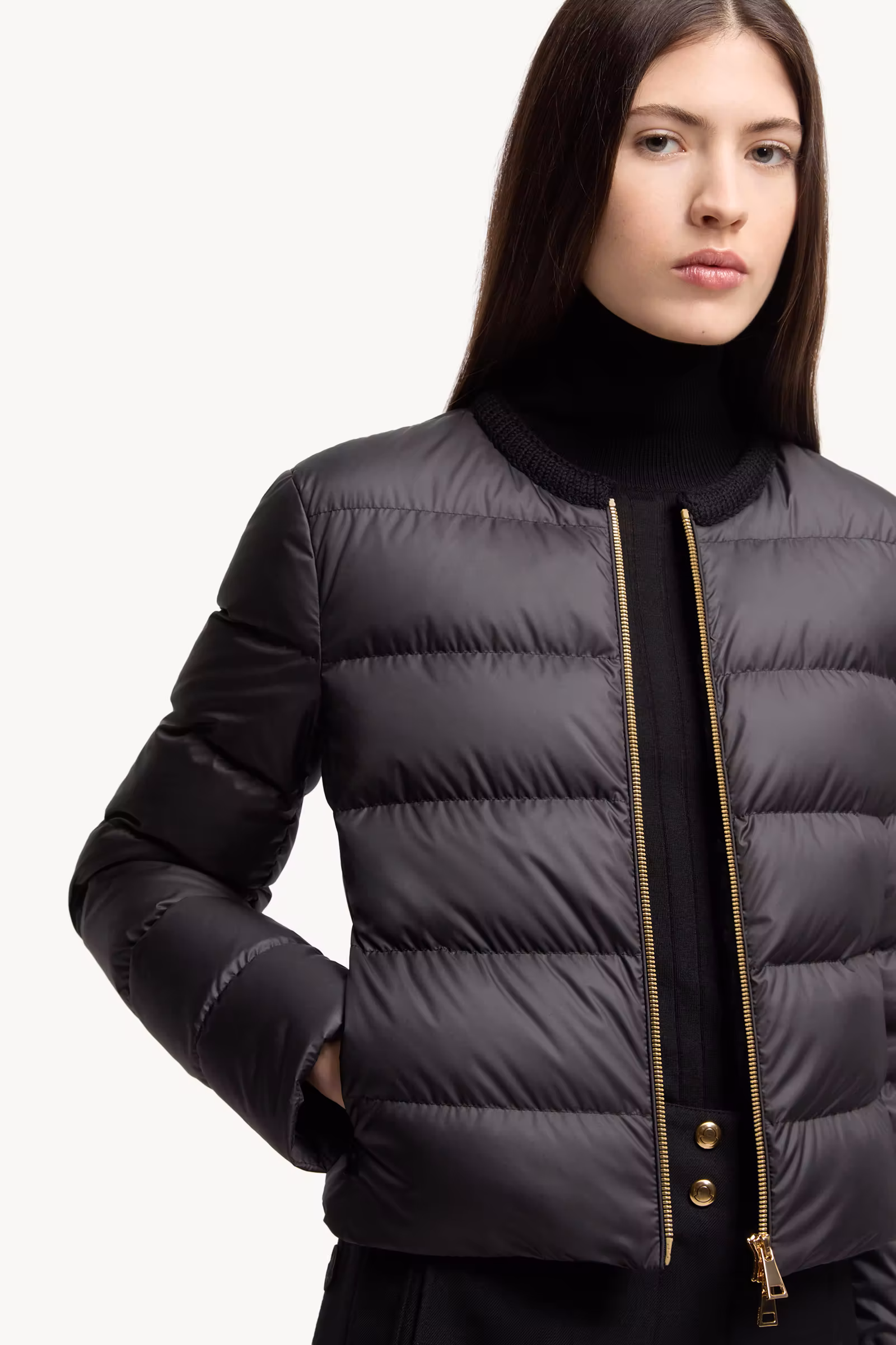 Mauvezin Wool-Trimmed Short Down Jacket