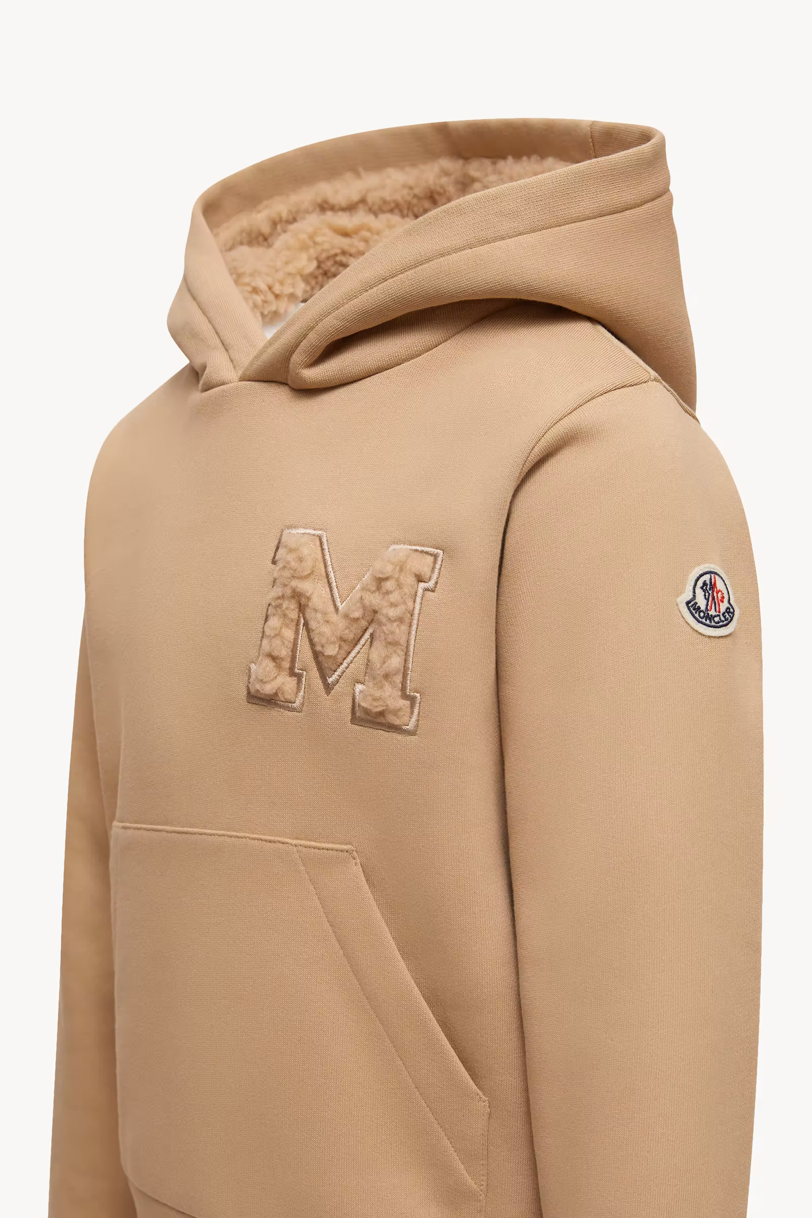 Teddy Logo Cotton Hoodie