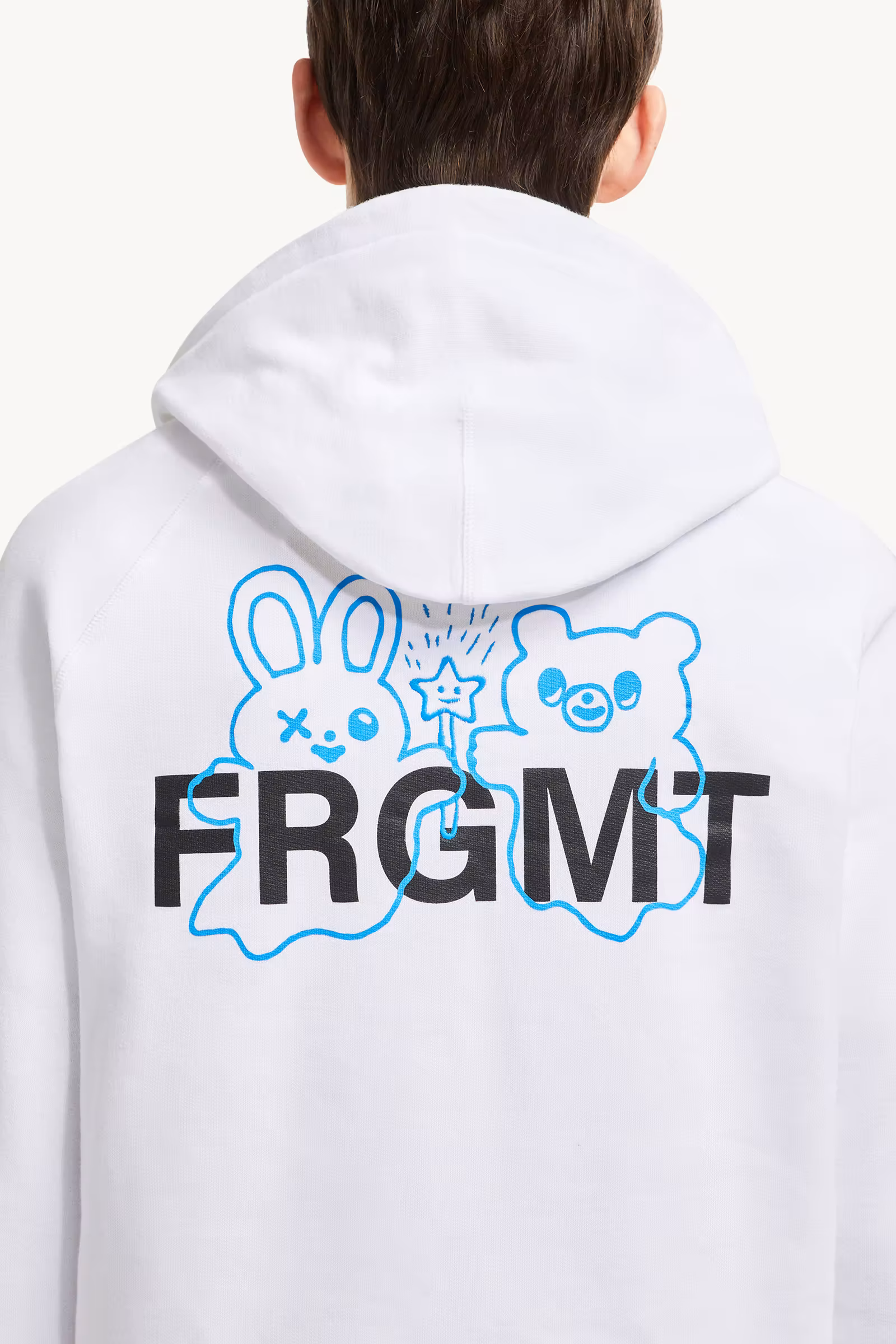 Moncler x FRGMT Cartoon Logo Cotton Hoodie