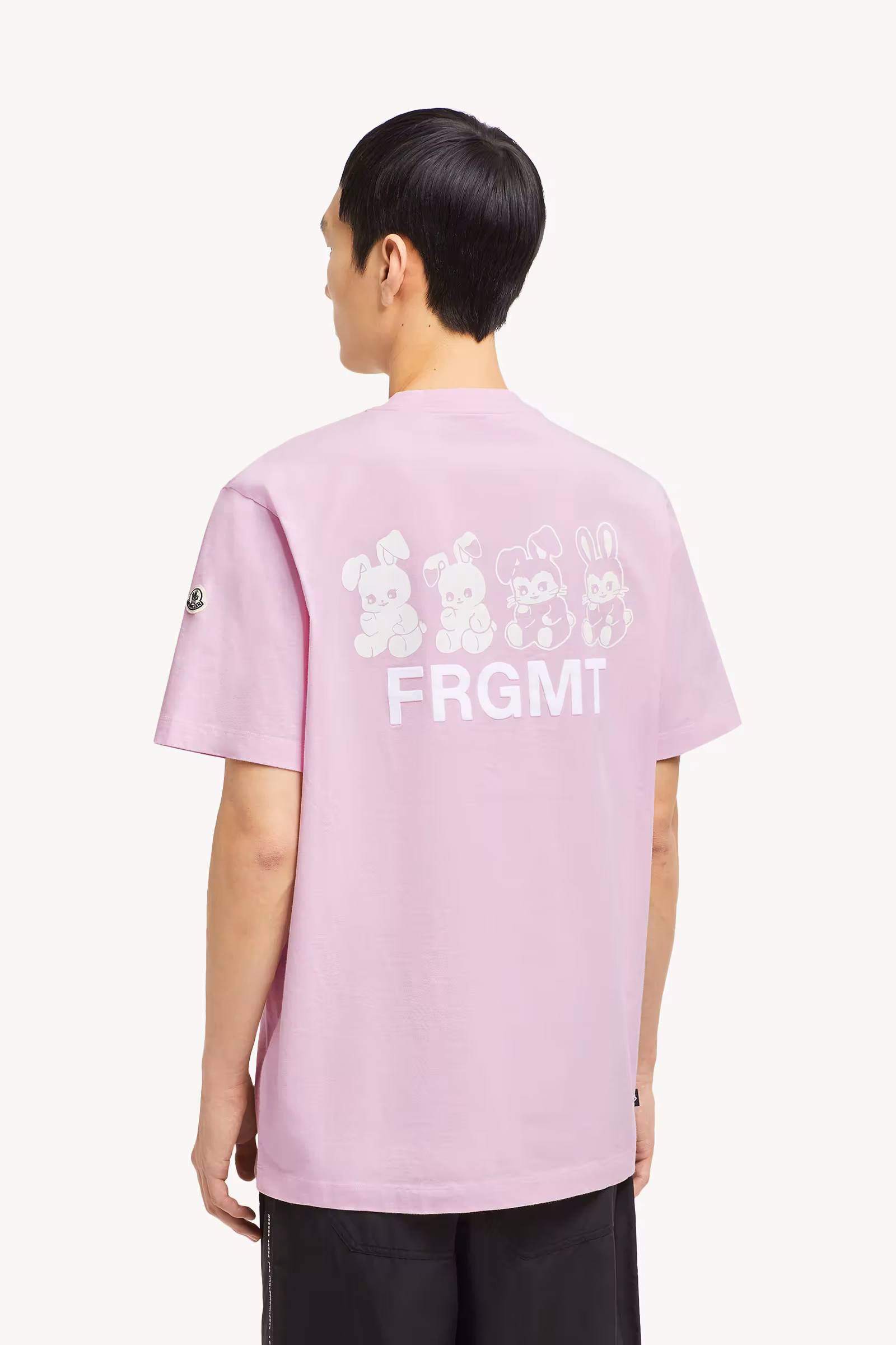 Moncler x FRGMT Cartoon Logo Cotton T-Shirt