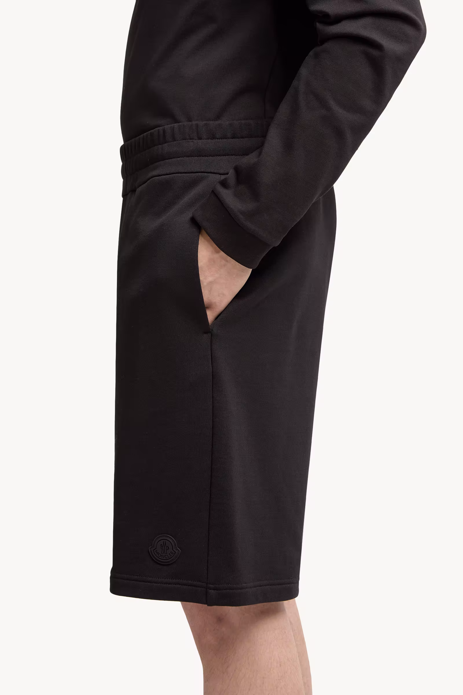 Logo Patch Cotton Shorts