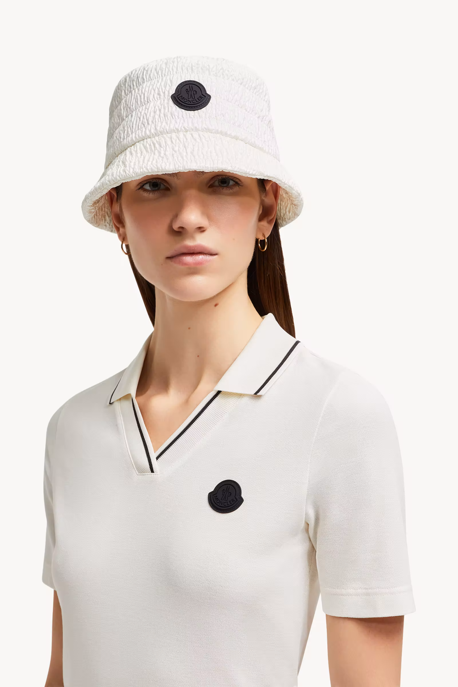Logo Patch Cotton Piquet Polo Shirt