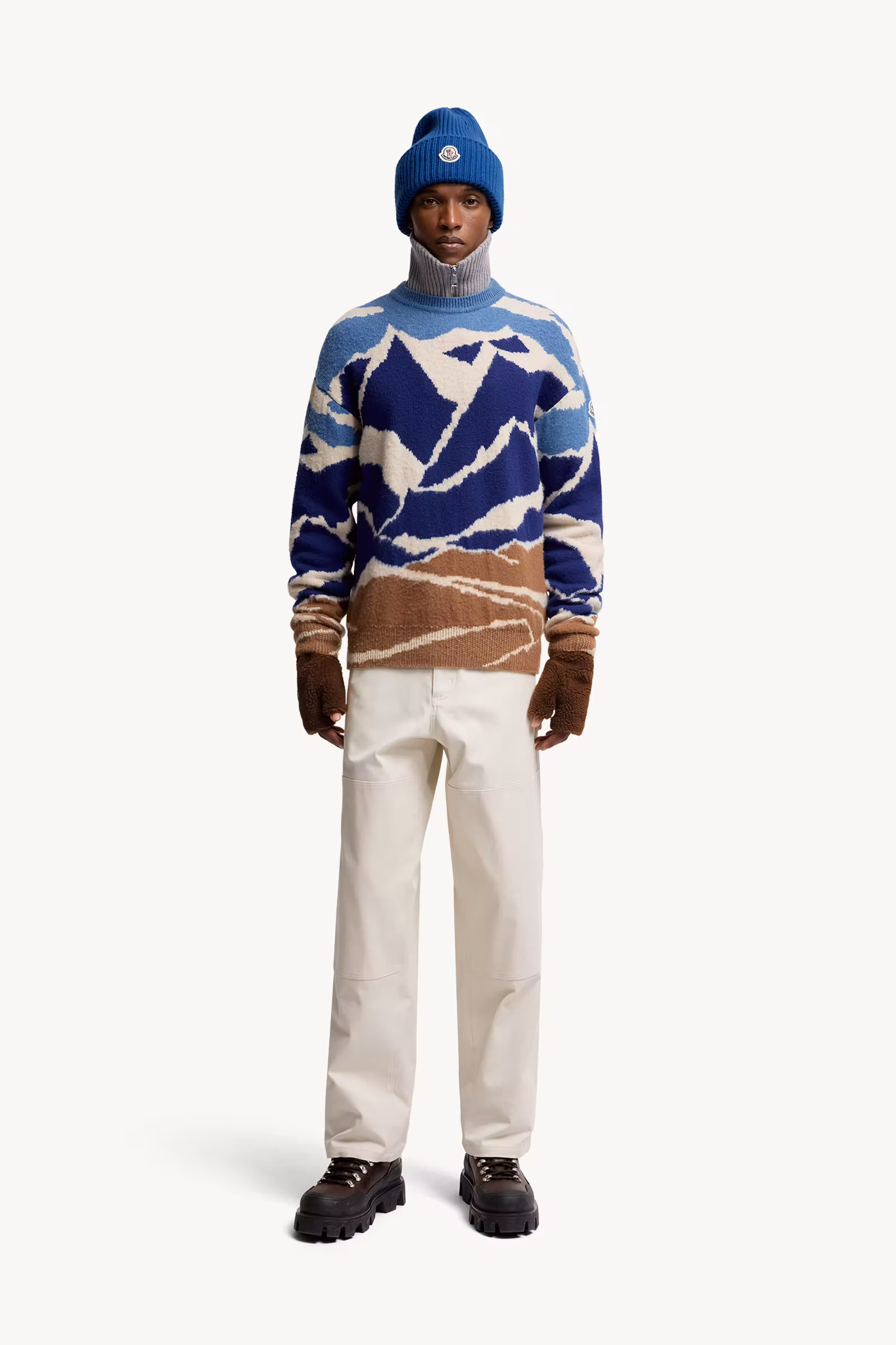 Mountain Jacquard Wool Sweater