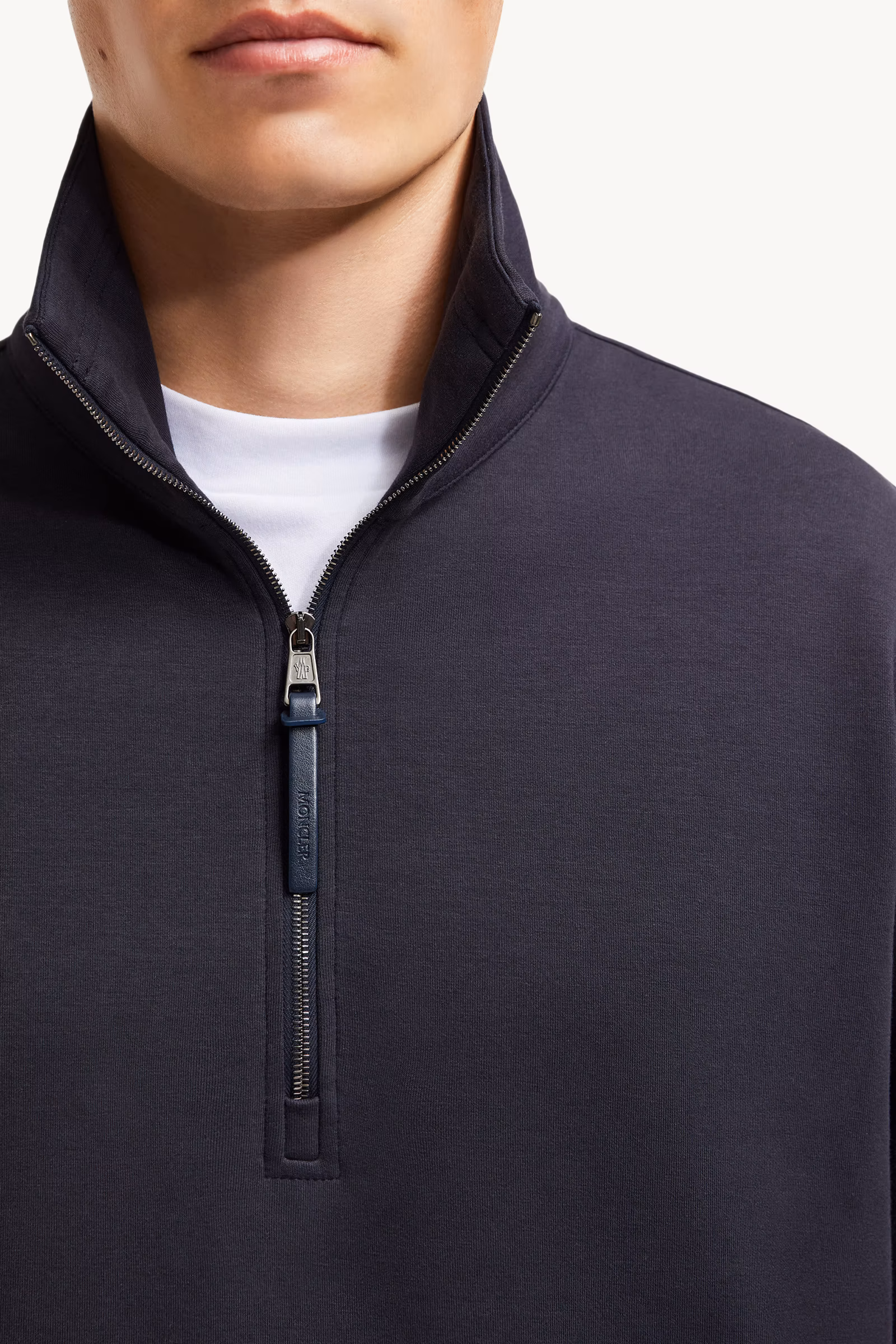 Cotton Half-Zip Sweatshirt
