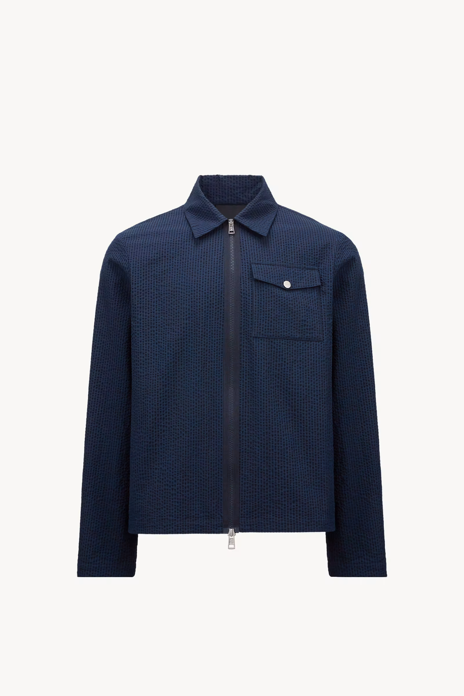 Seersucker Shirt Jacket