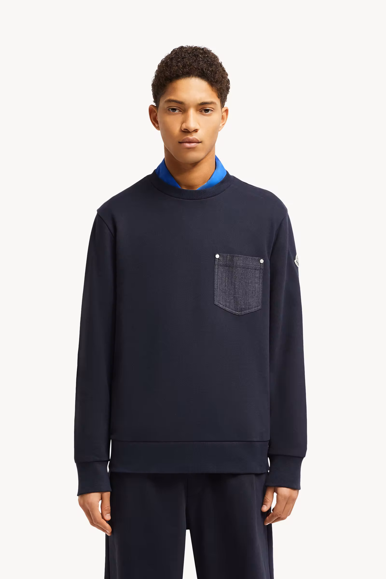 Cotton & Denim Sweatshirt