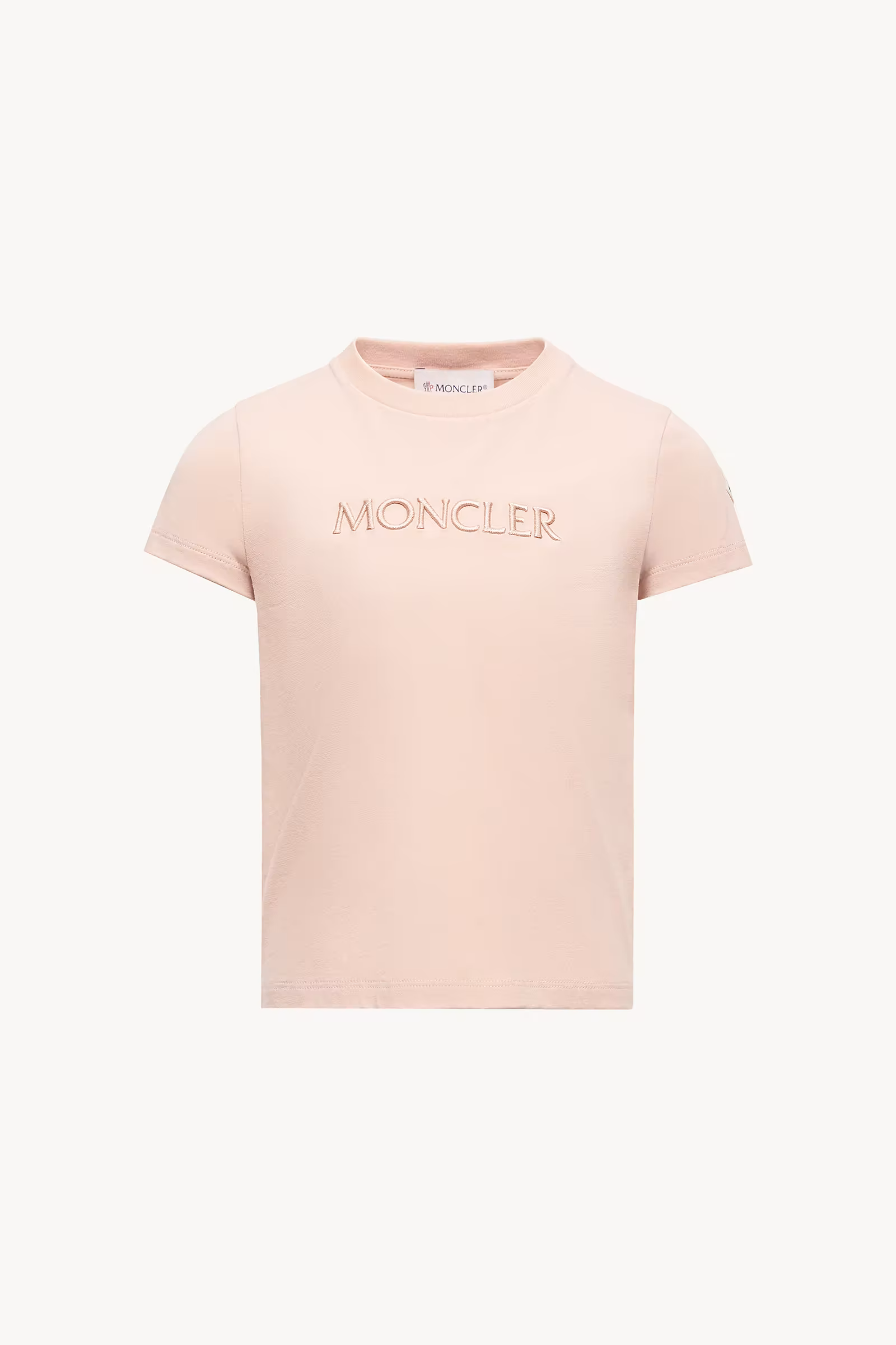 Embroidered Logo Cotton T-Shirt