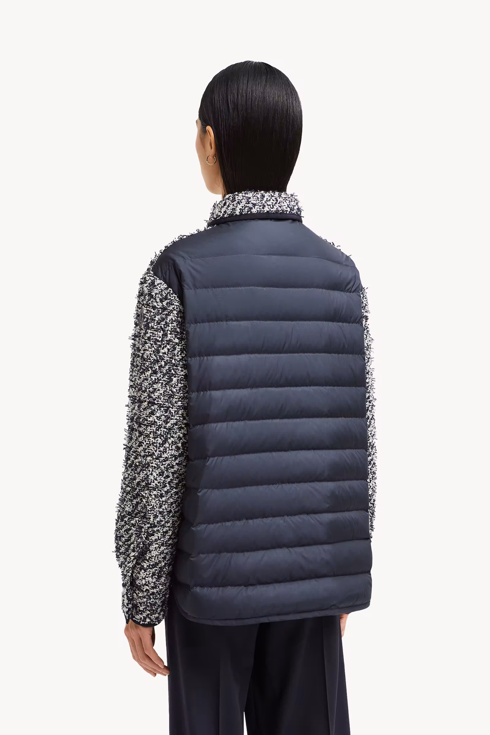 Tweed Down Shirt Jacket