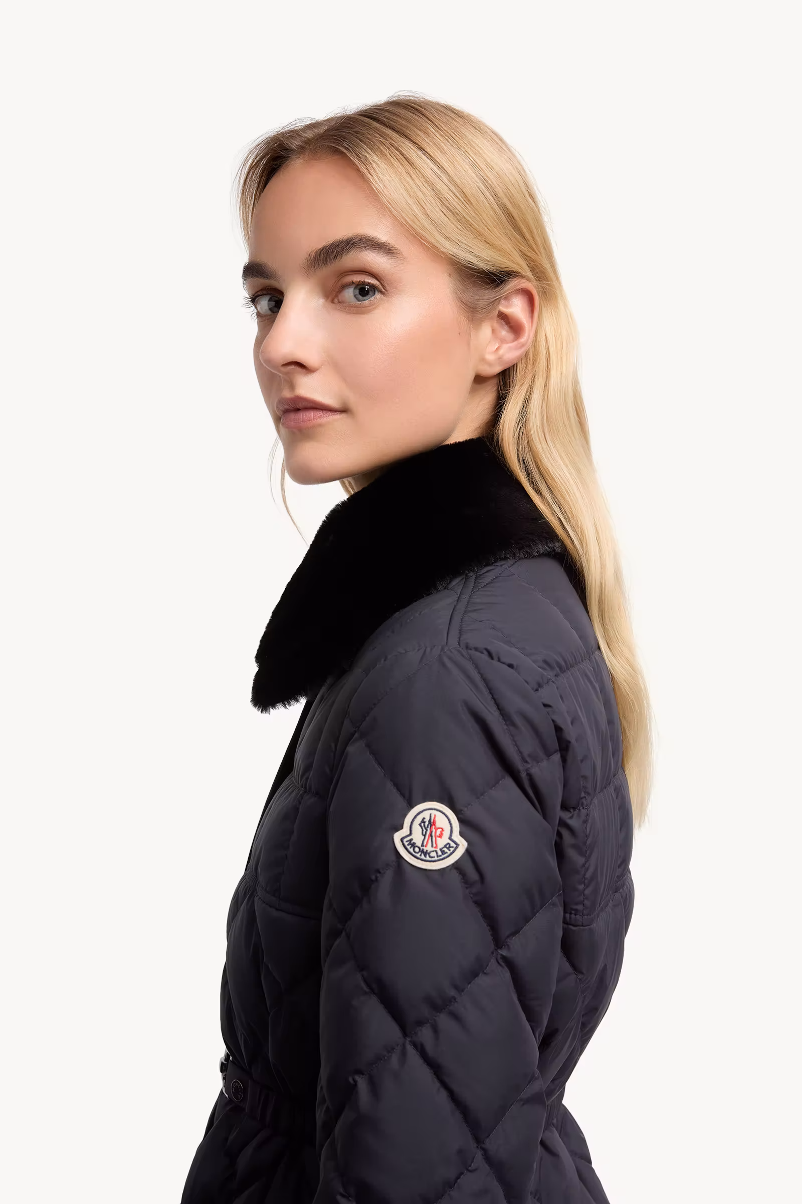 Cygne Faux Fur-Trimmed Short Down Jacket