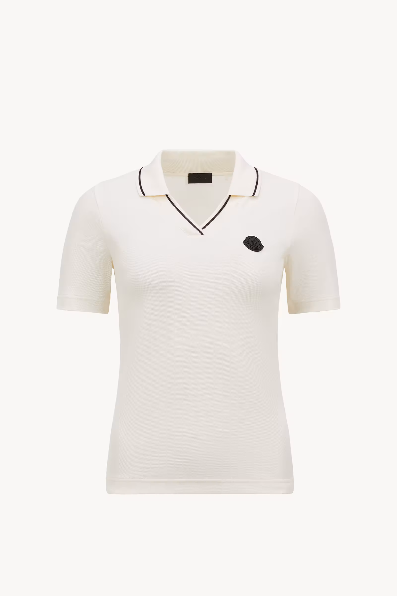 Logo Patch Cotton Piquet Polo Shirt
