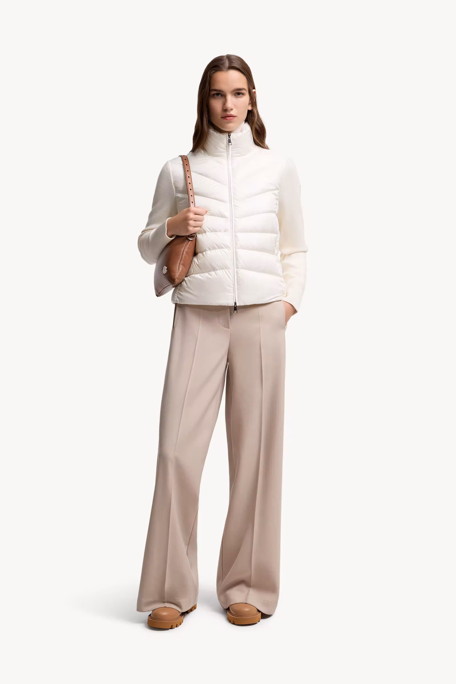 Padded Wool Cardigan