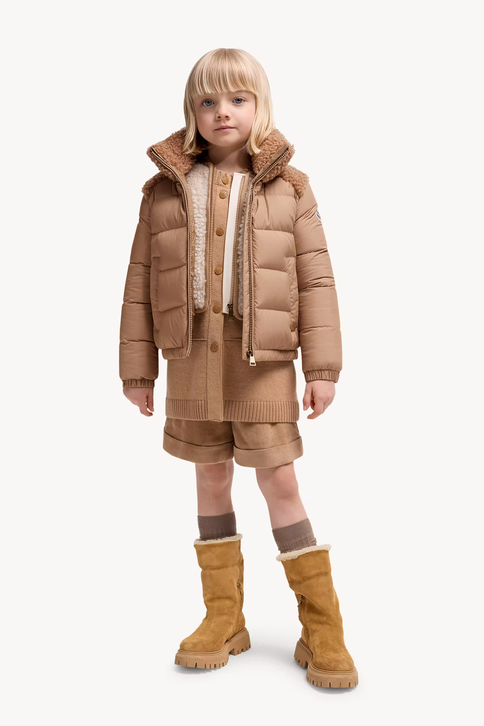 Vard Teddy-Trimmed Down Jacket