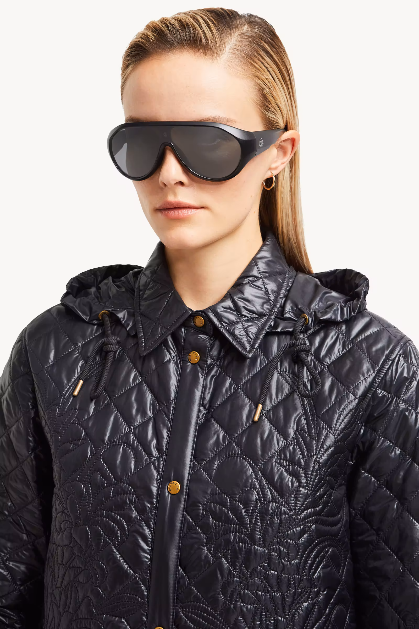 Contrast Oval Sunglasses