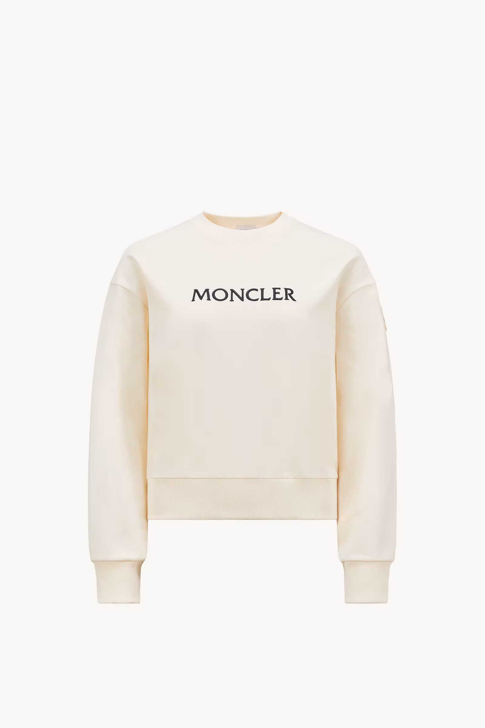 Embroidered Tonal Logo Cotton Sweatshirt