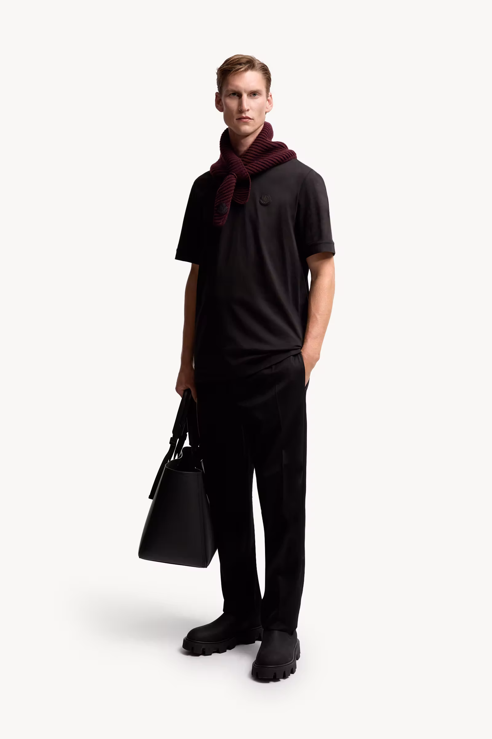 Logo Patch Cotton T-Shirt