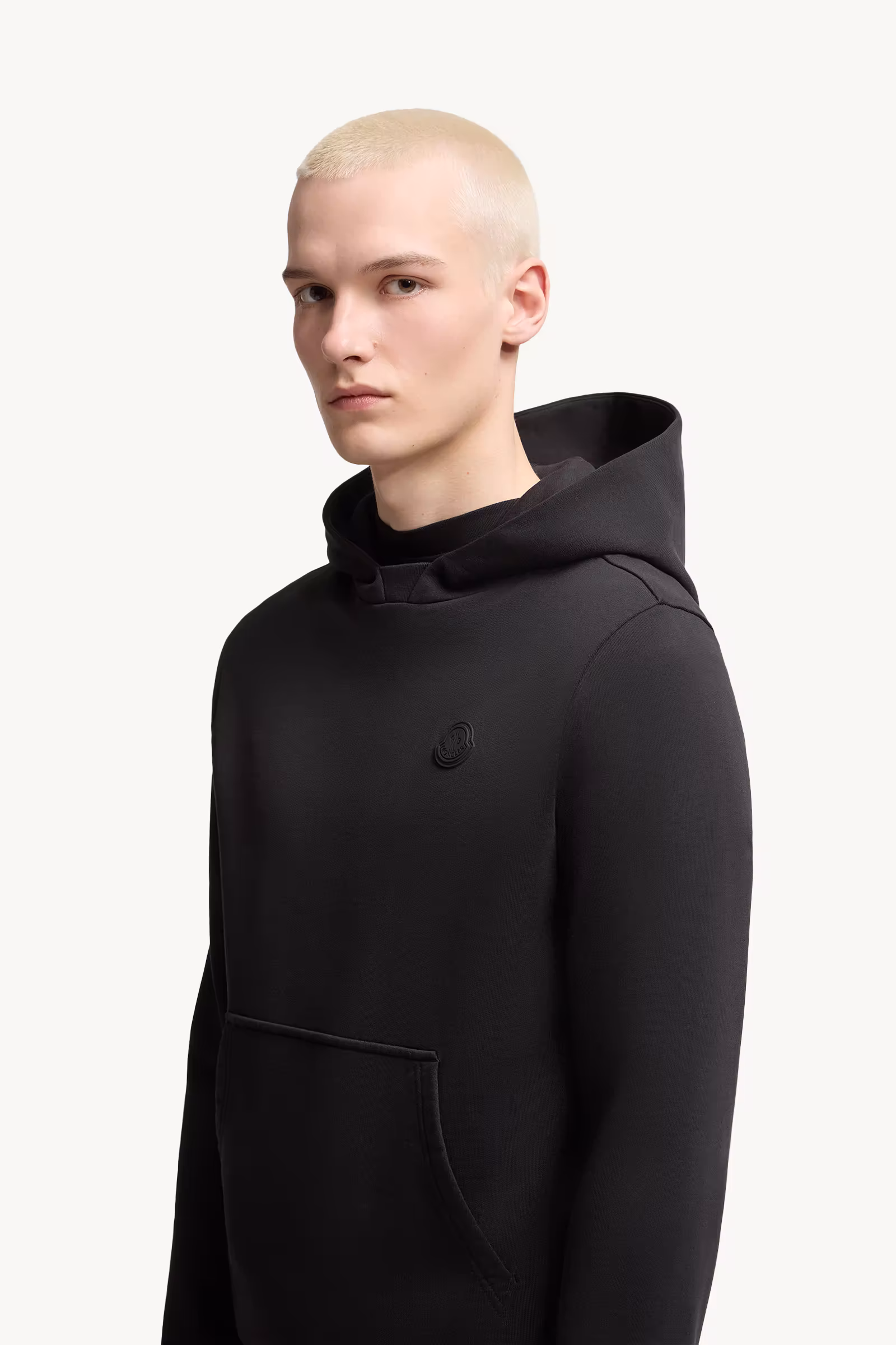 Tonal Back Logo Cotton Hoodie
