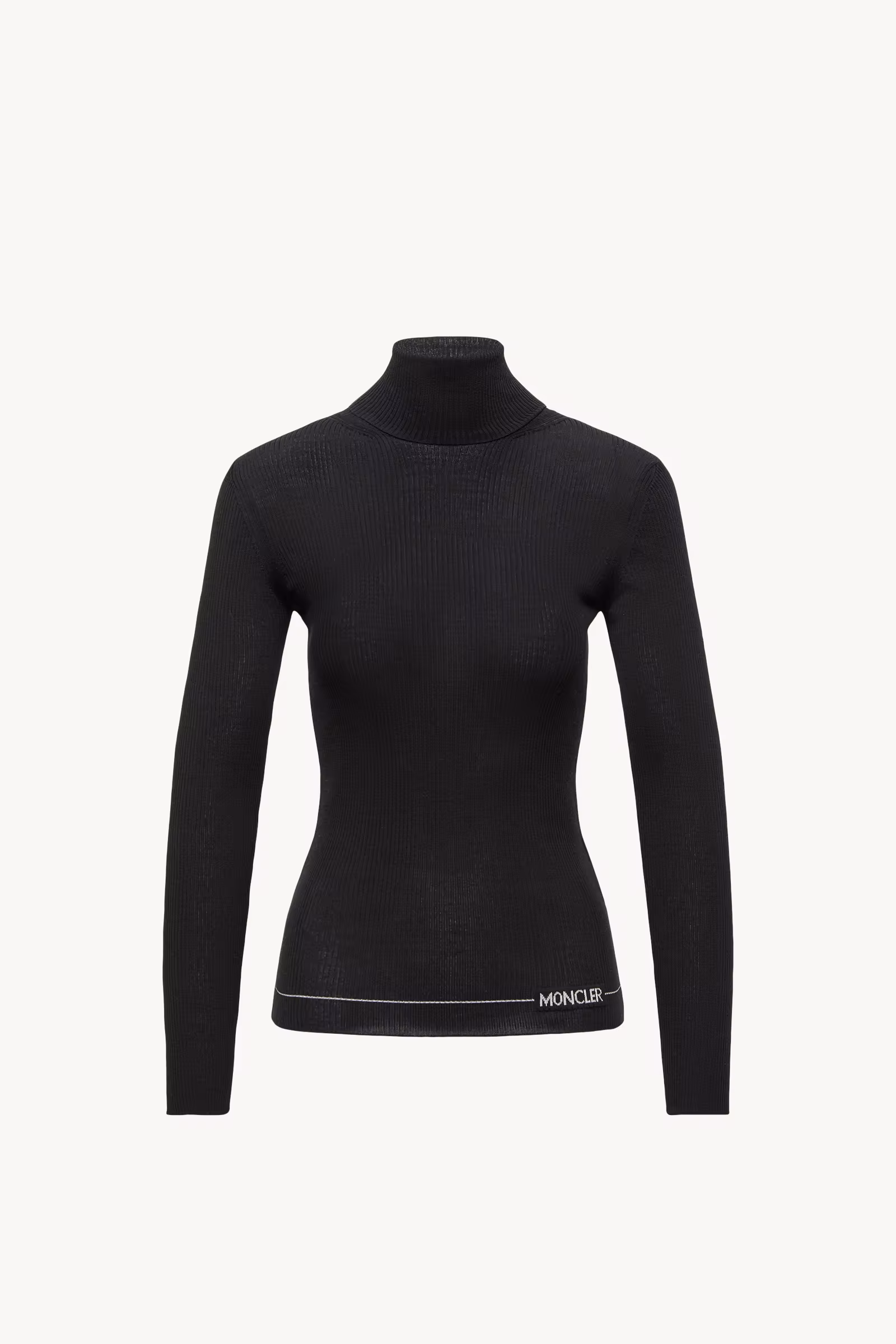 Logo Wool Turtleneck Sweater