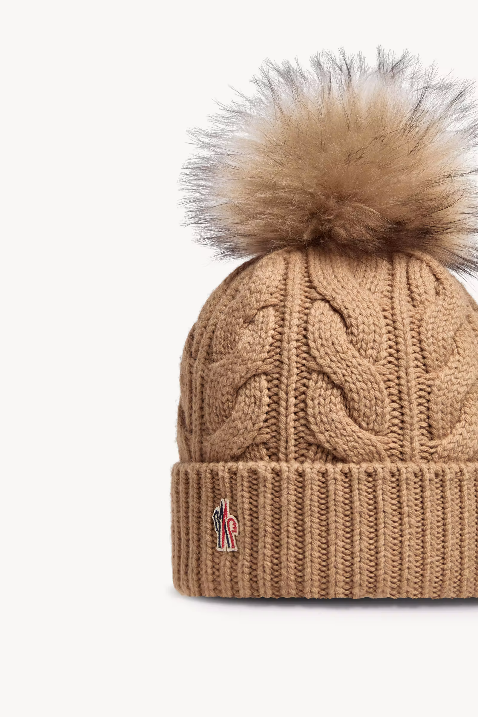 Wool & Cashmere Beanie with Pom Pom