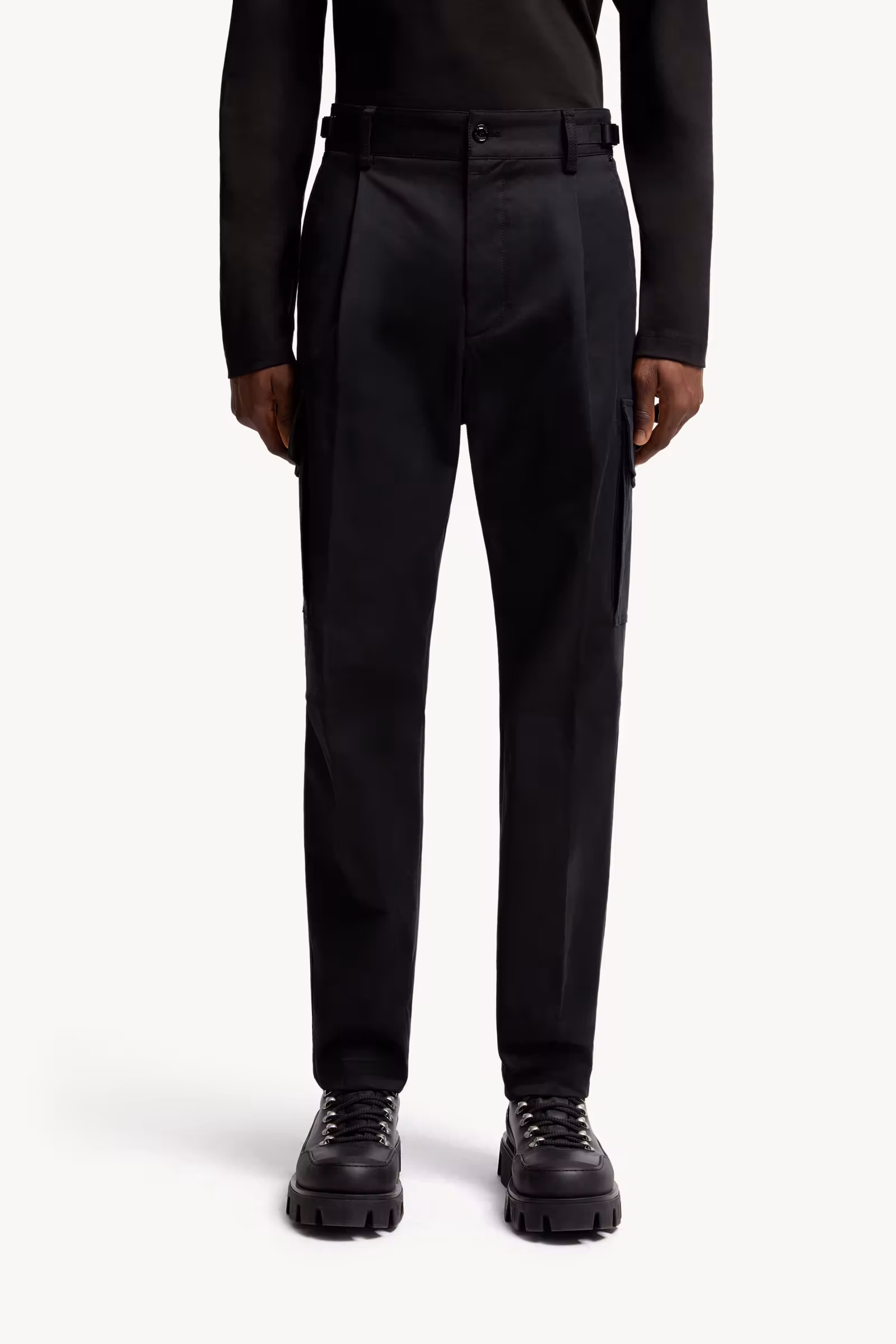 Cotton Gabardine Cargo Pants