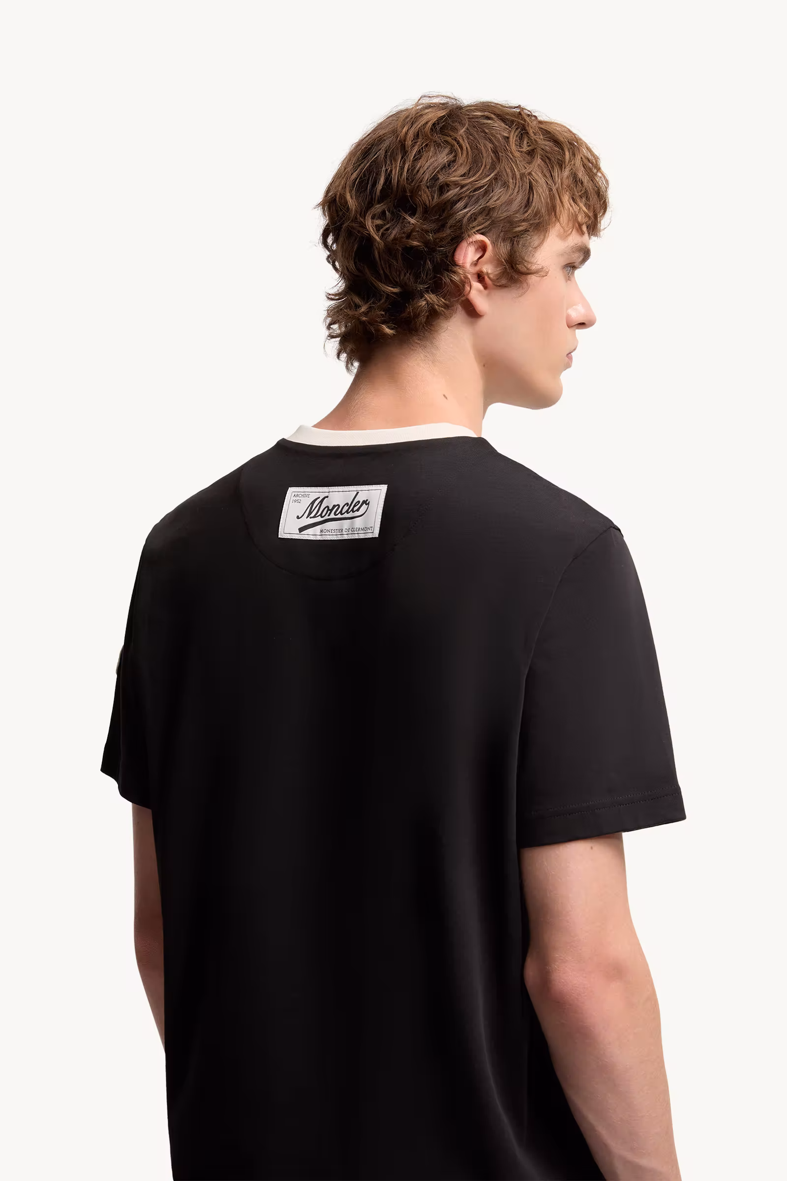 Embroidered Logo Cotton Piquet V-Neck T-Shirt