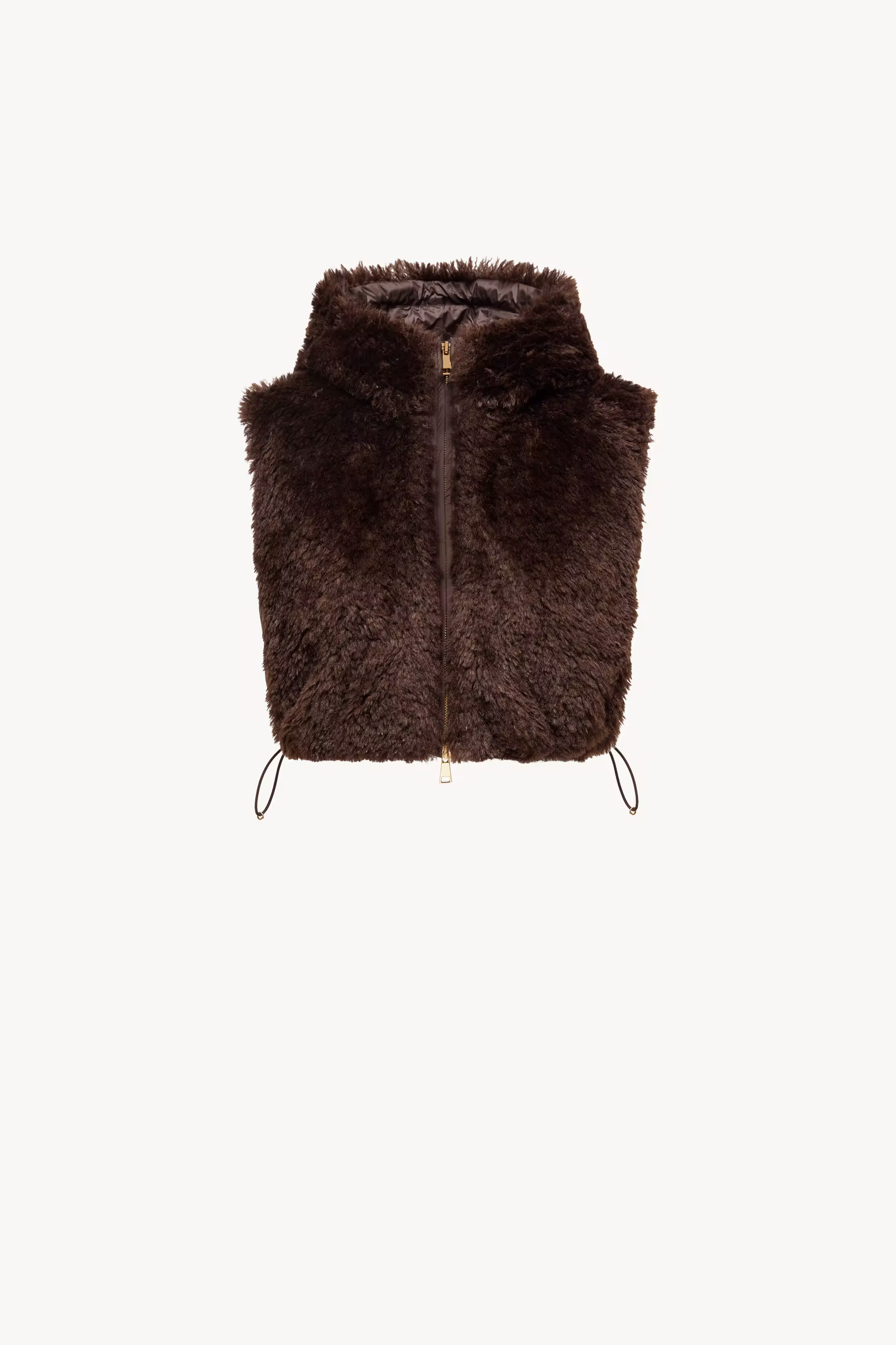 Hooded Down-Filled Teddy Bib
