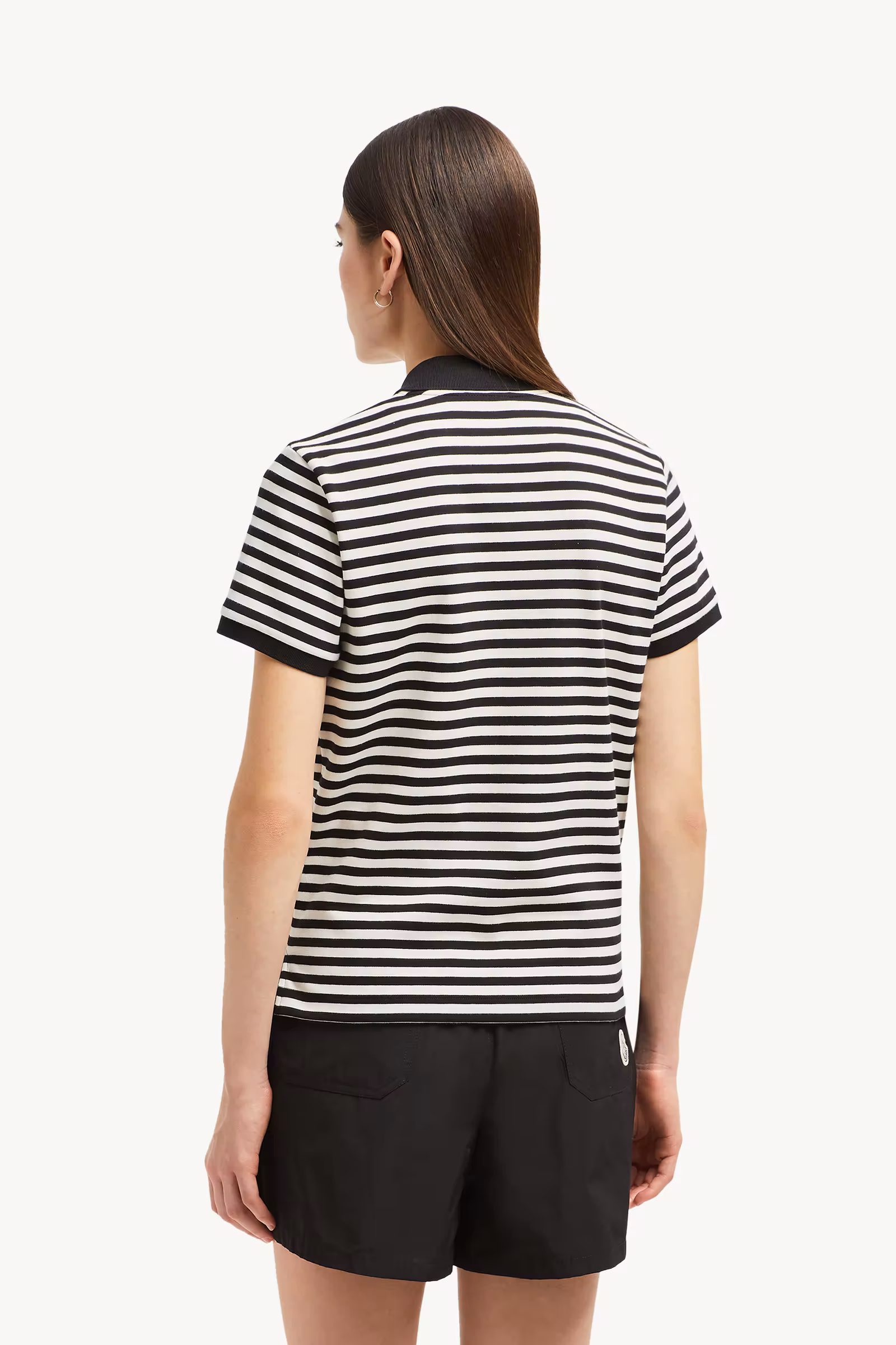 Striped Cotton Polo Shirt