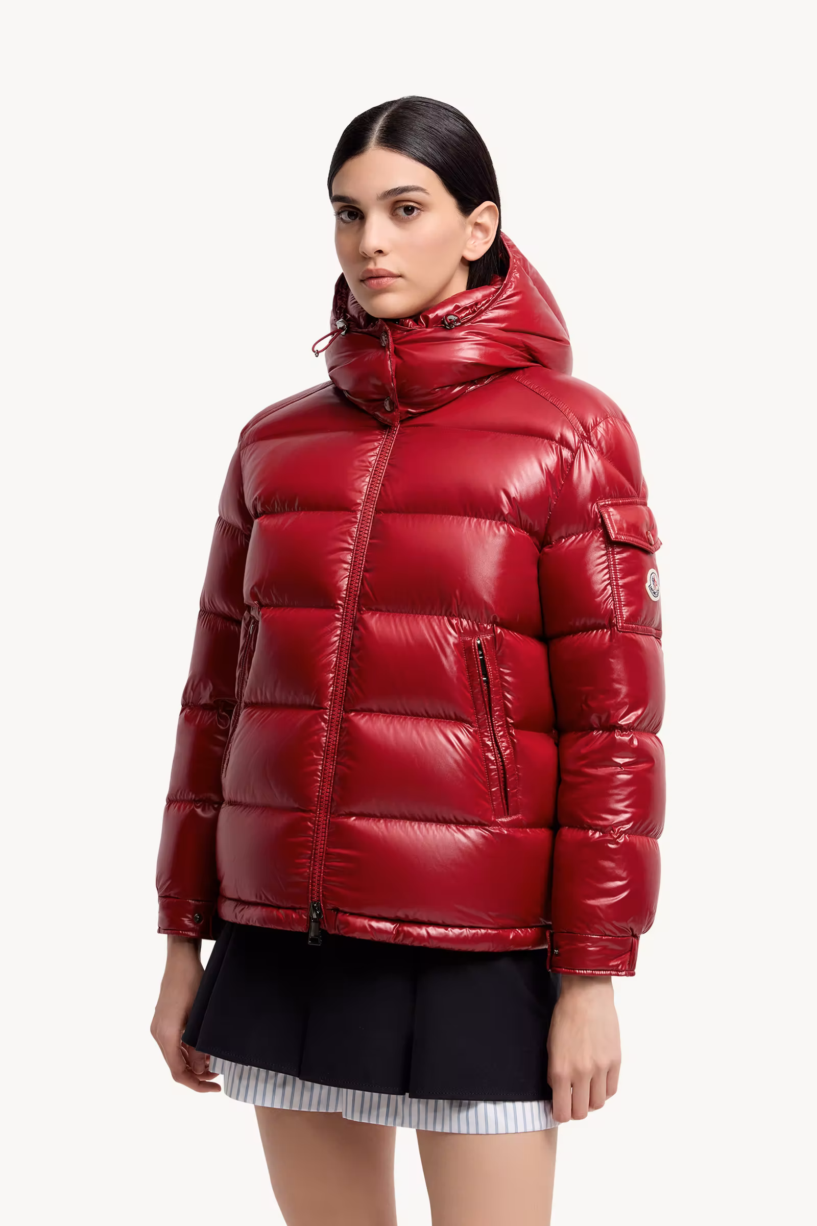 Maire Hooded Short Down Jacket