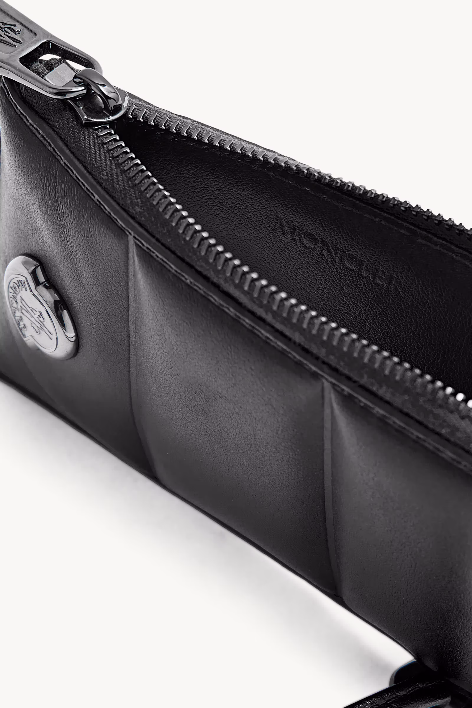 Doudoune Quilted Leather Card Holder
