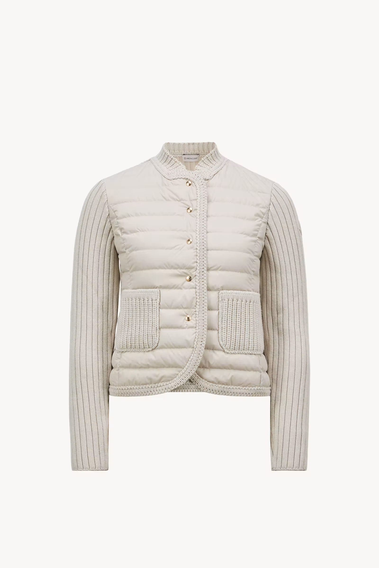 Padded Wool Cardigan