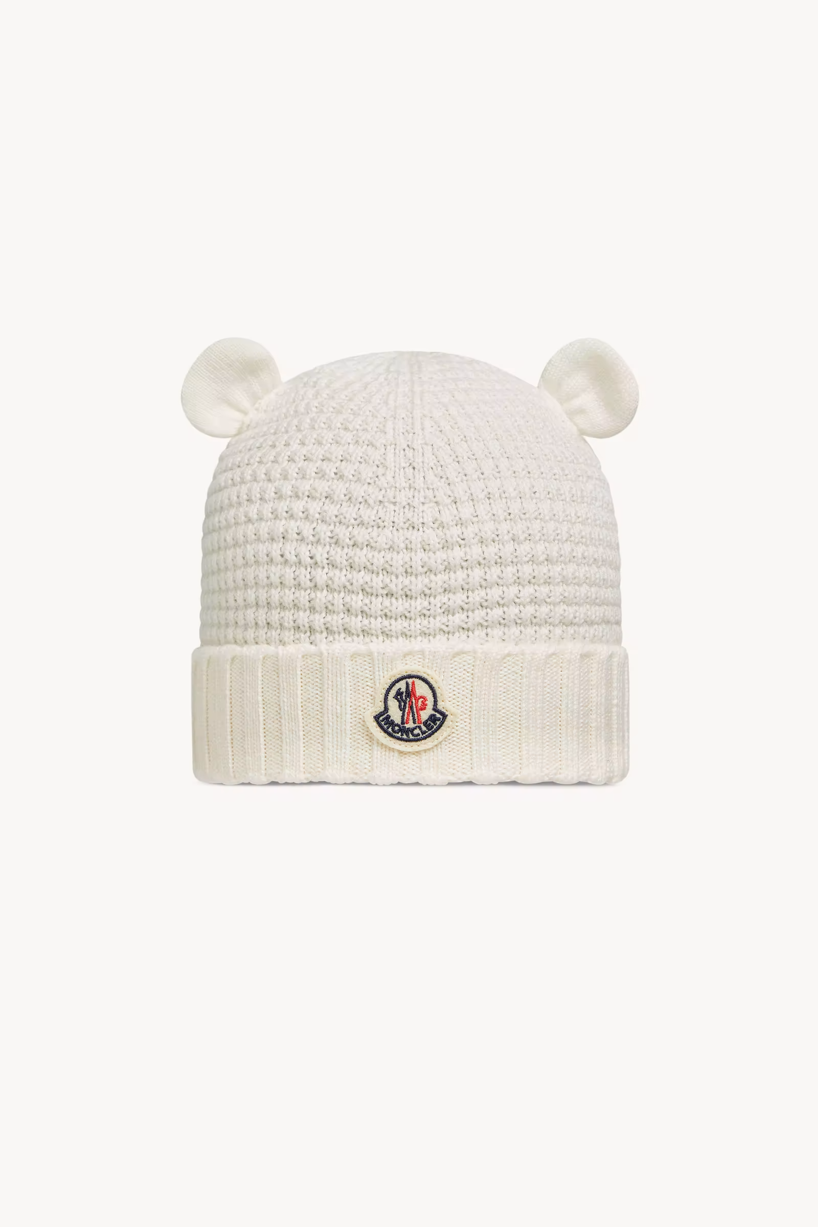 Wool Beanie with Teddy Bear Ears