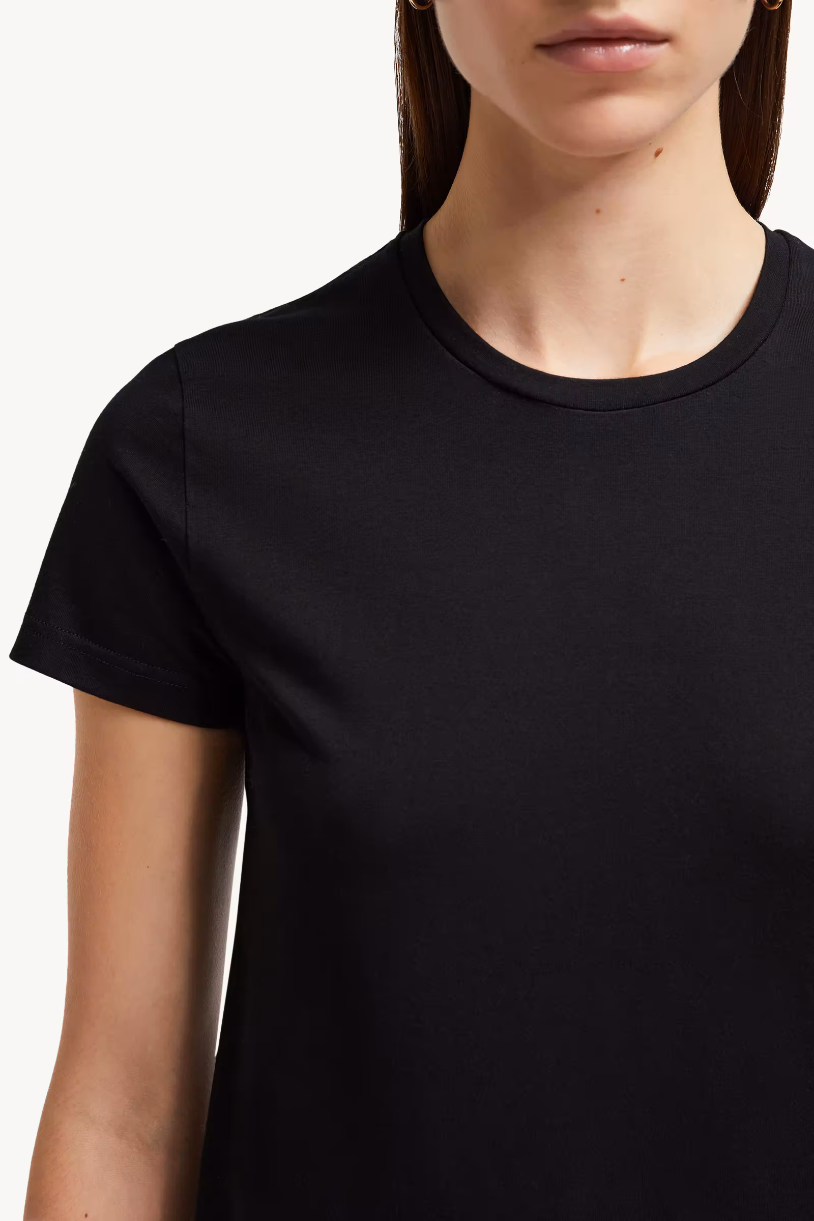 Logo Patch Cotton Jersey T-Shirt