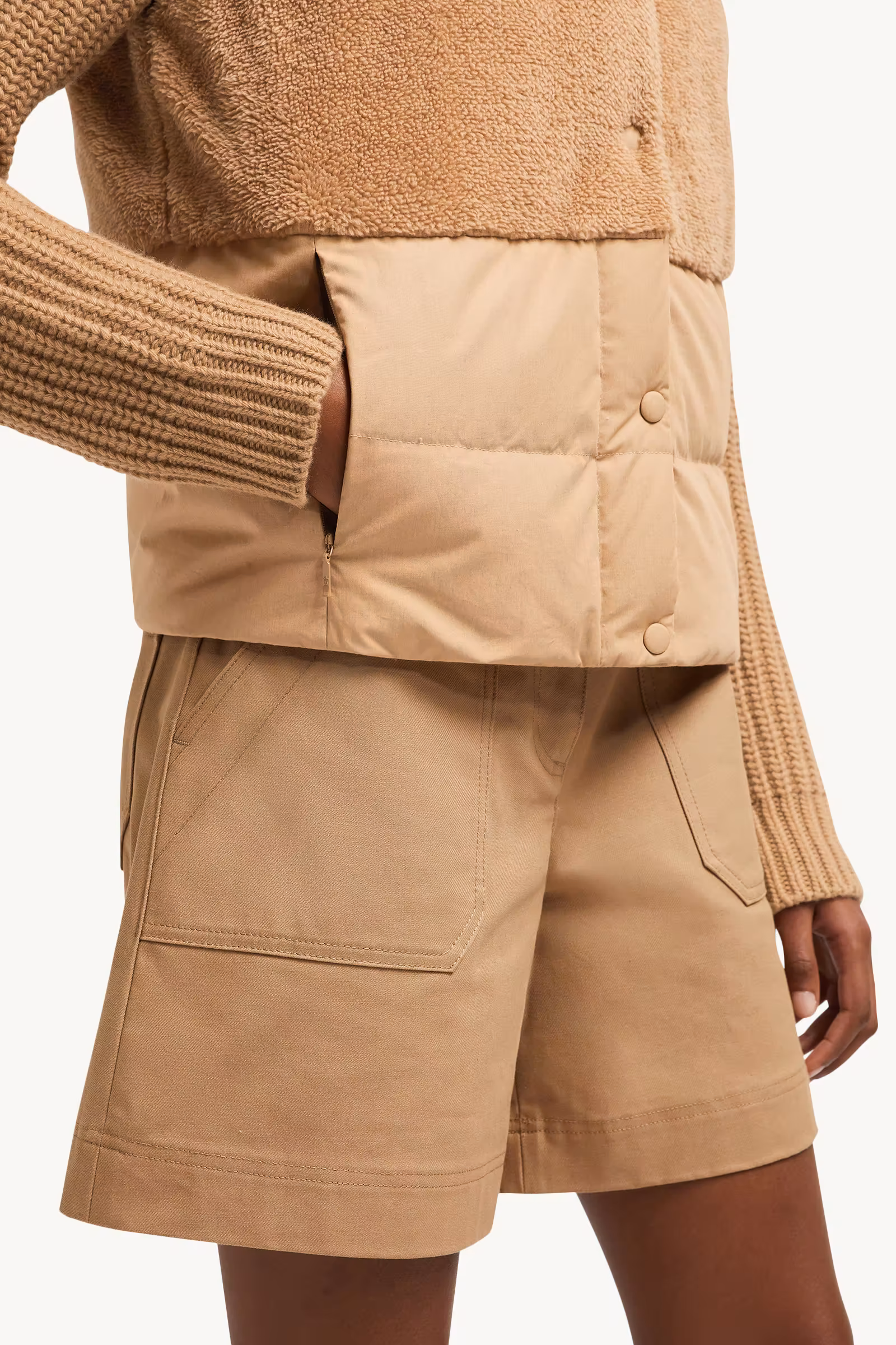 Floy Teddy Hooded Down Vest