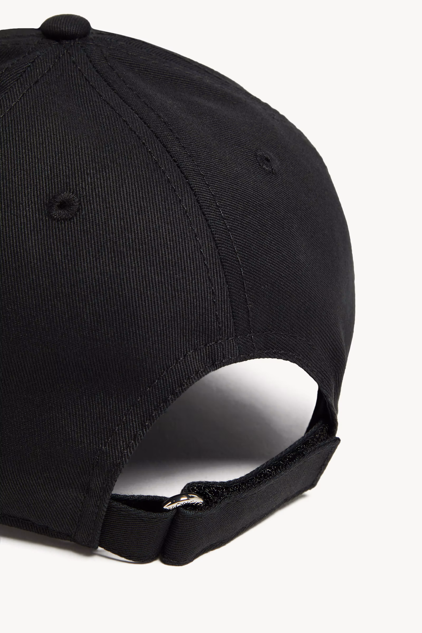 Embroidered Logo Gabardine Baseball Cap