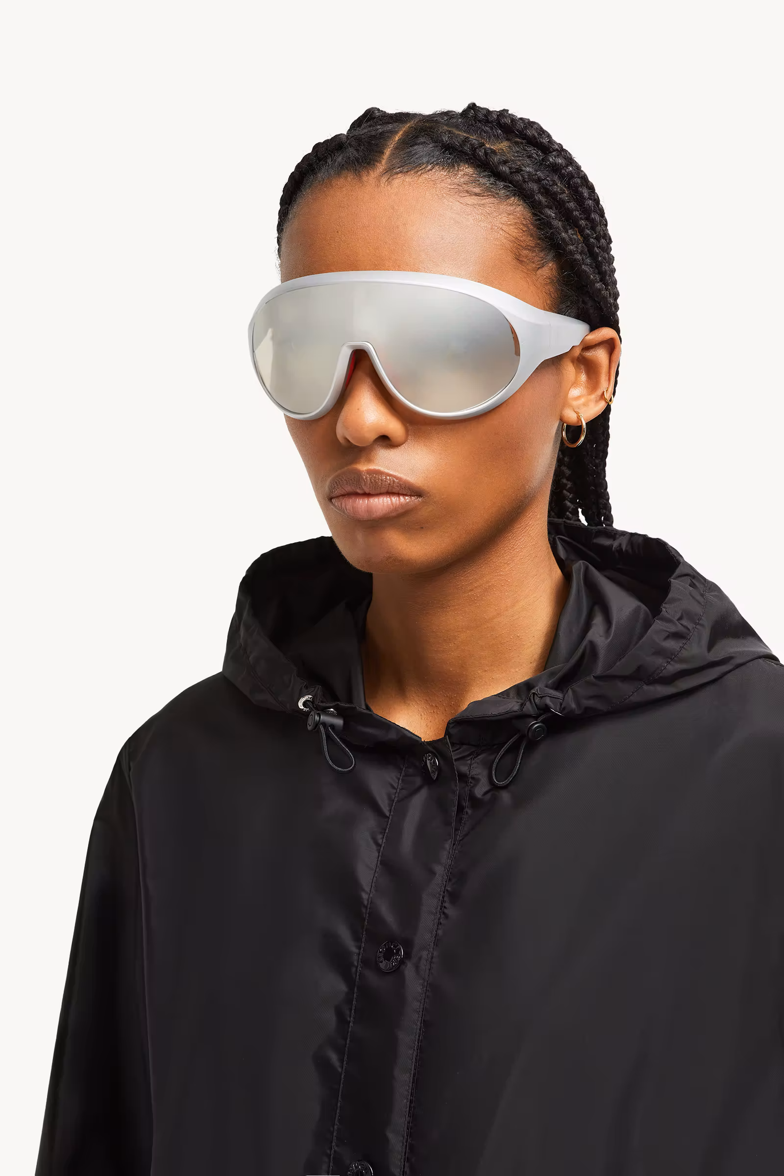 Contrast Oval Sunglasses