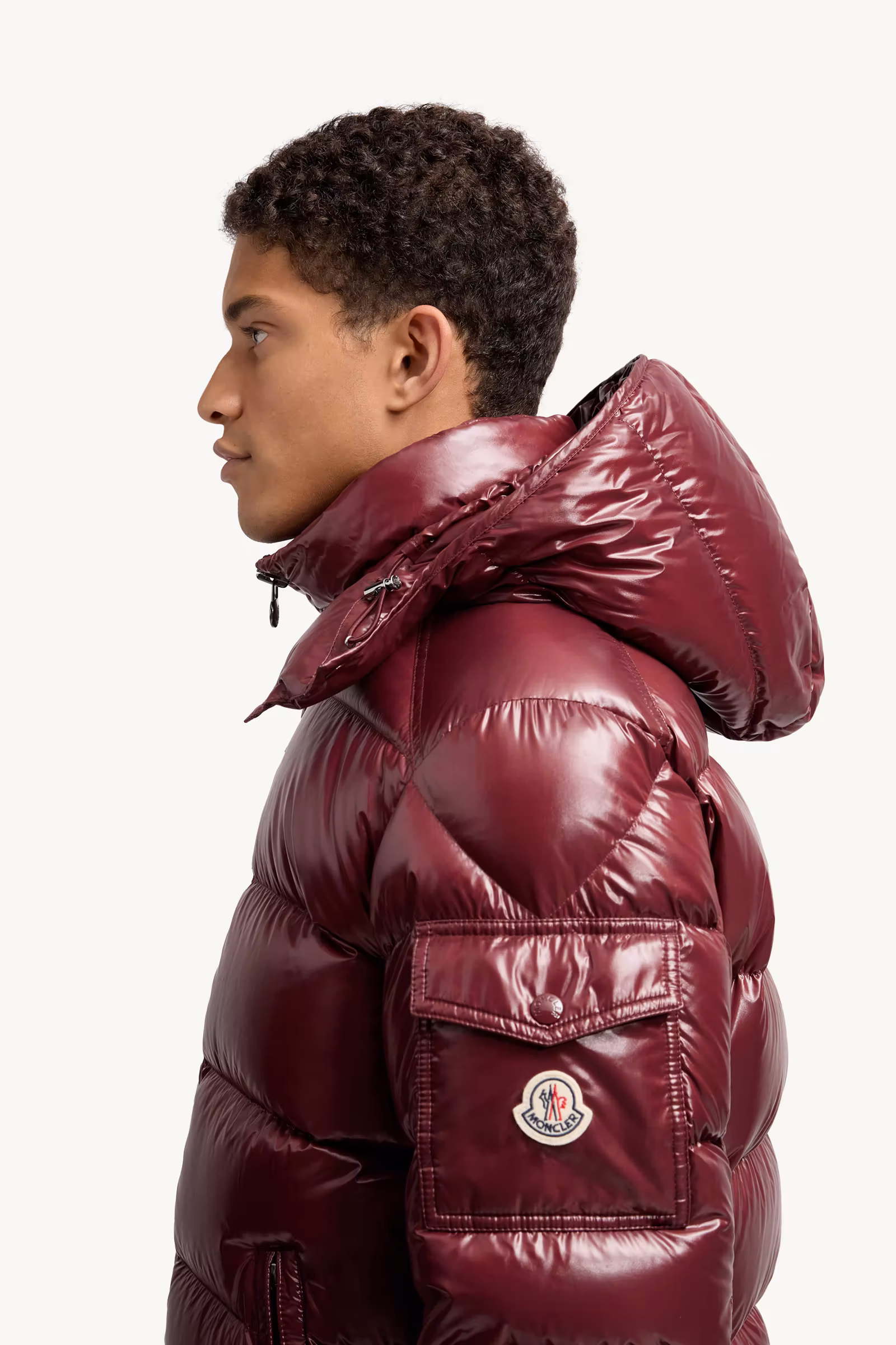 Moncler Maya Hooded Short Down Jacket