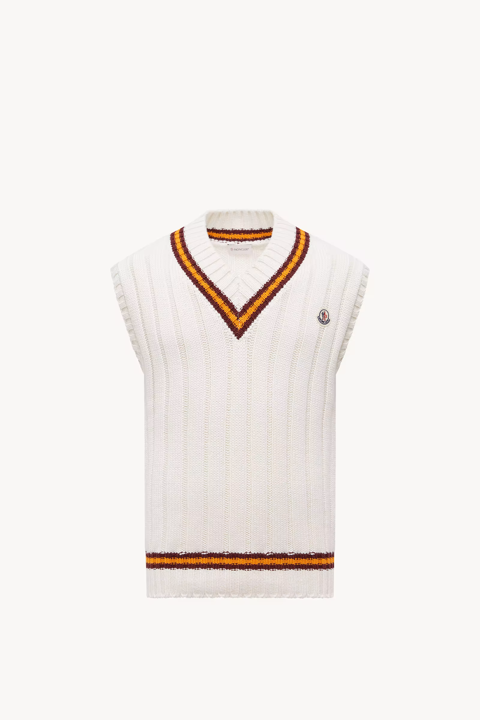 Wool & Cotton V-Neck Vest