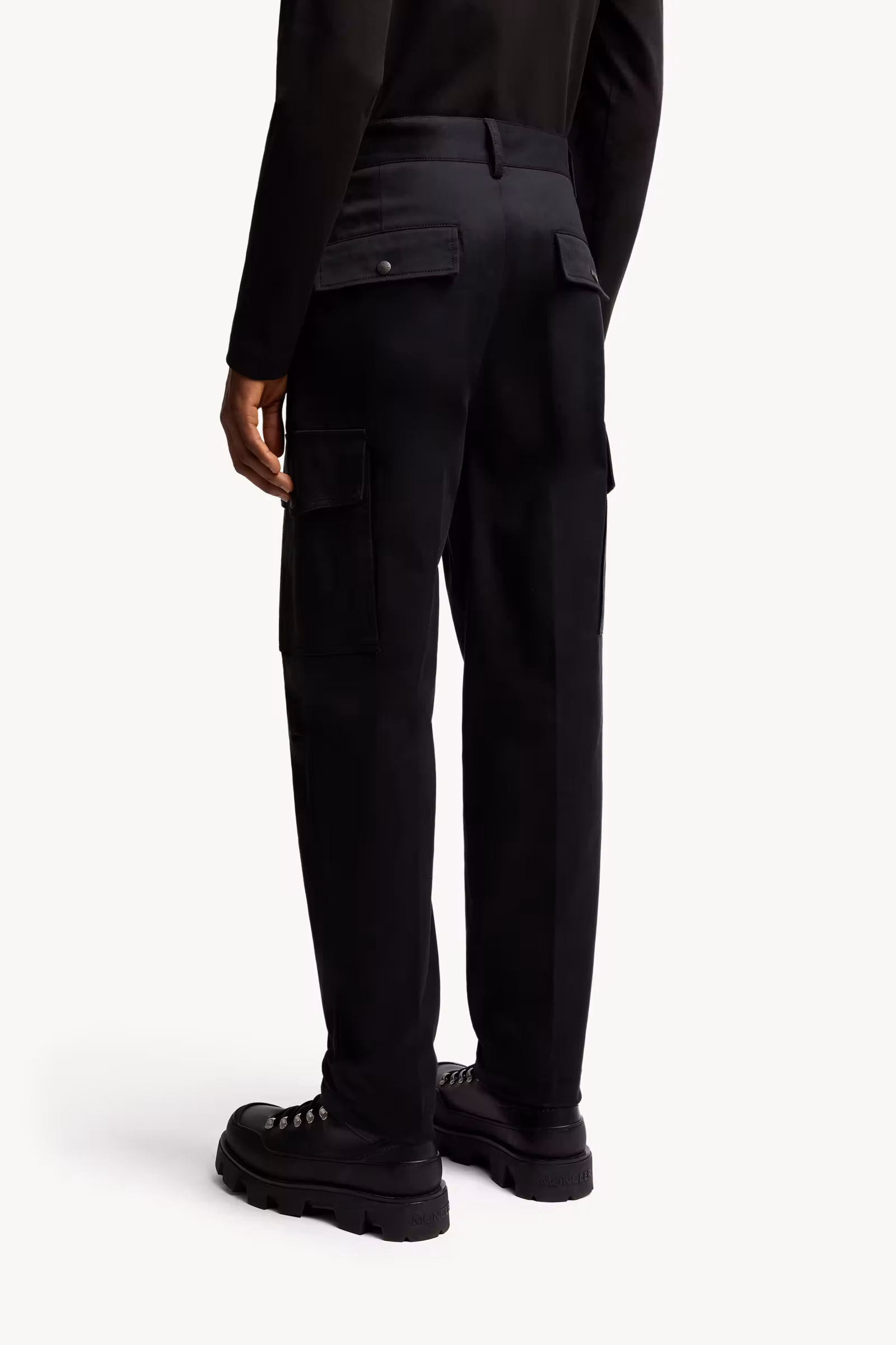 Cotton Gabardine Cargo Pants