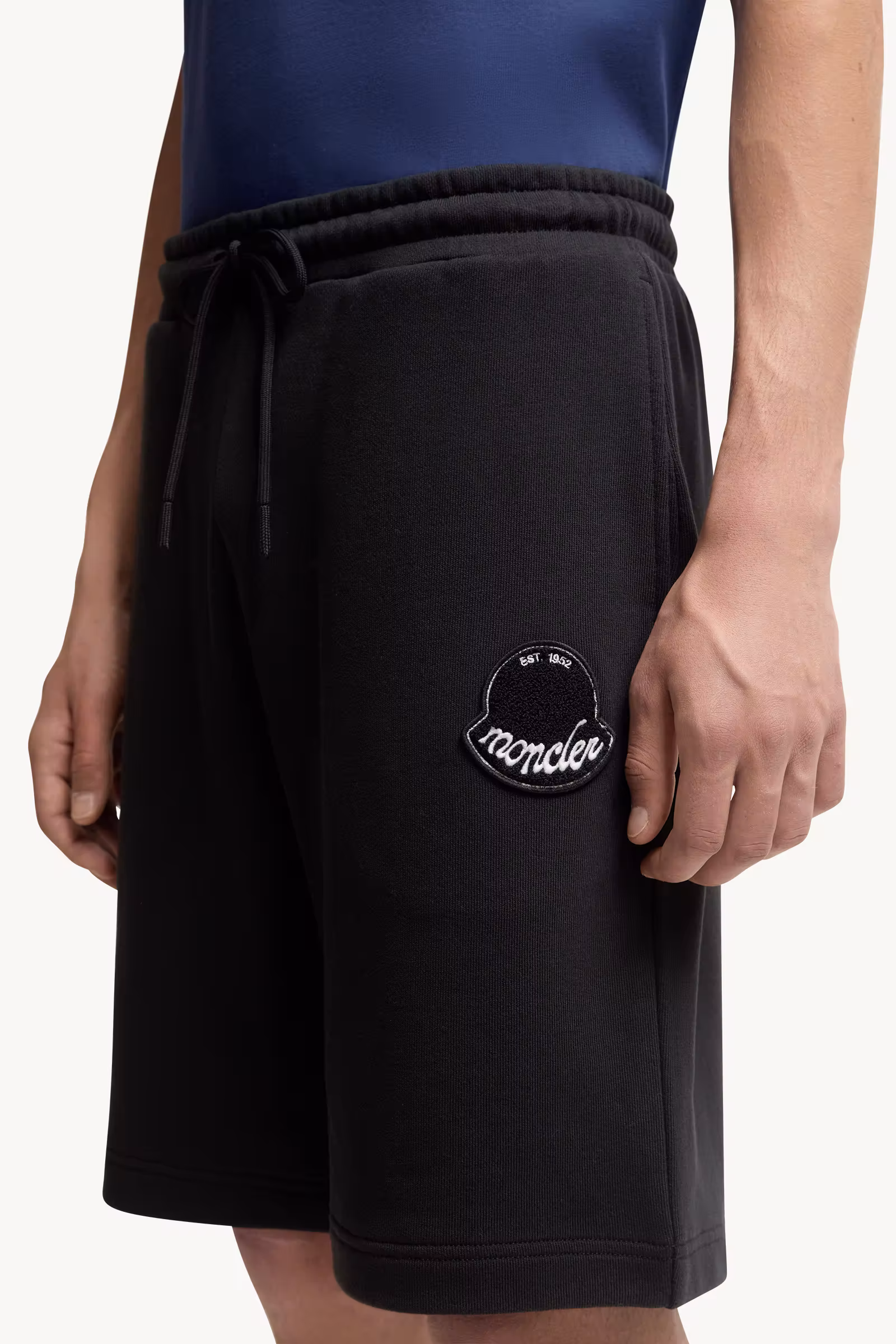 Logo Patch Cotton Shorts