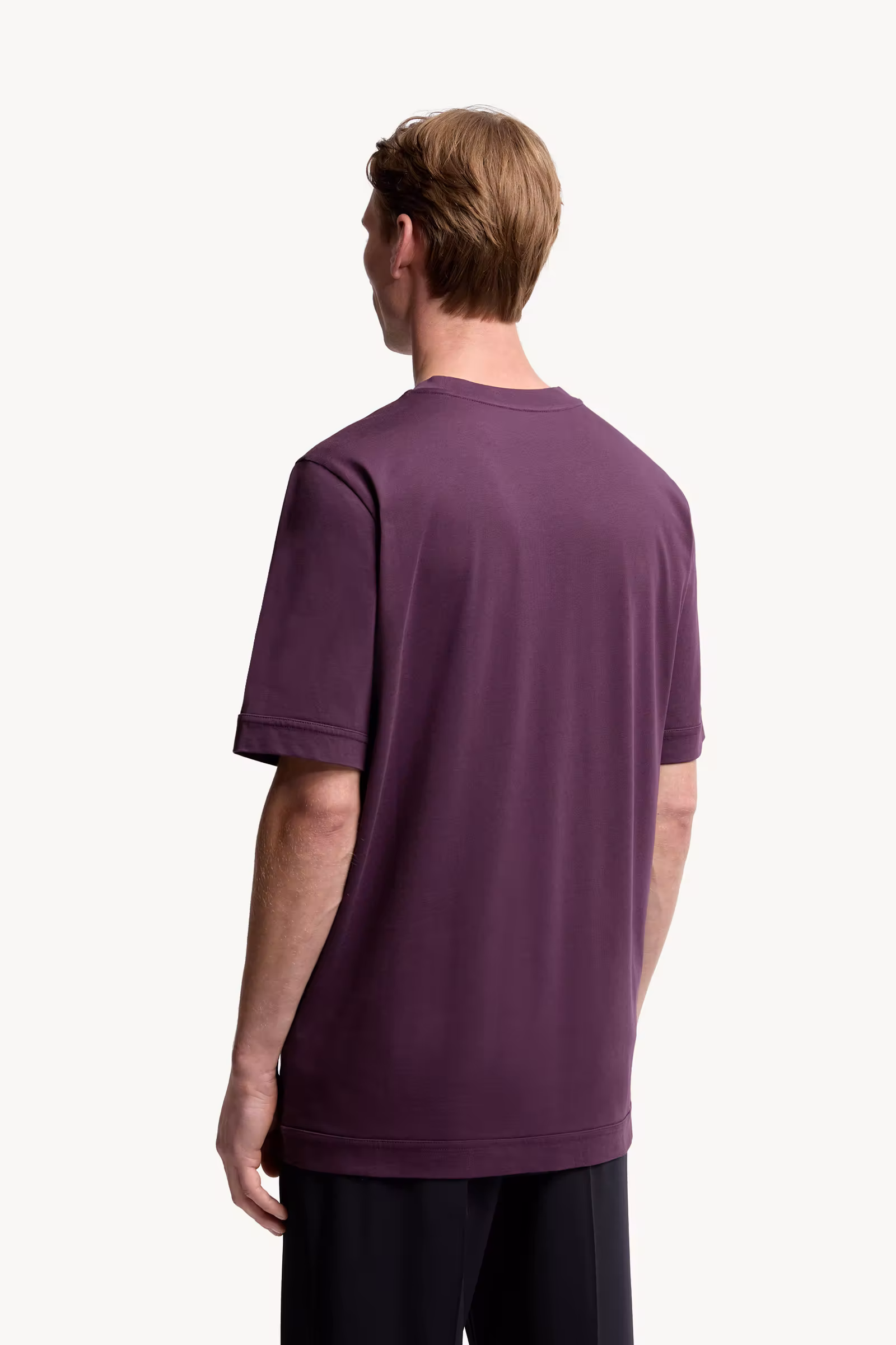 Logo Patch Cotton T-Shirt