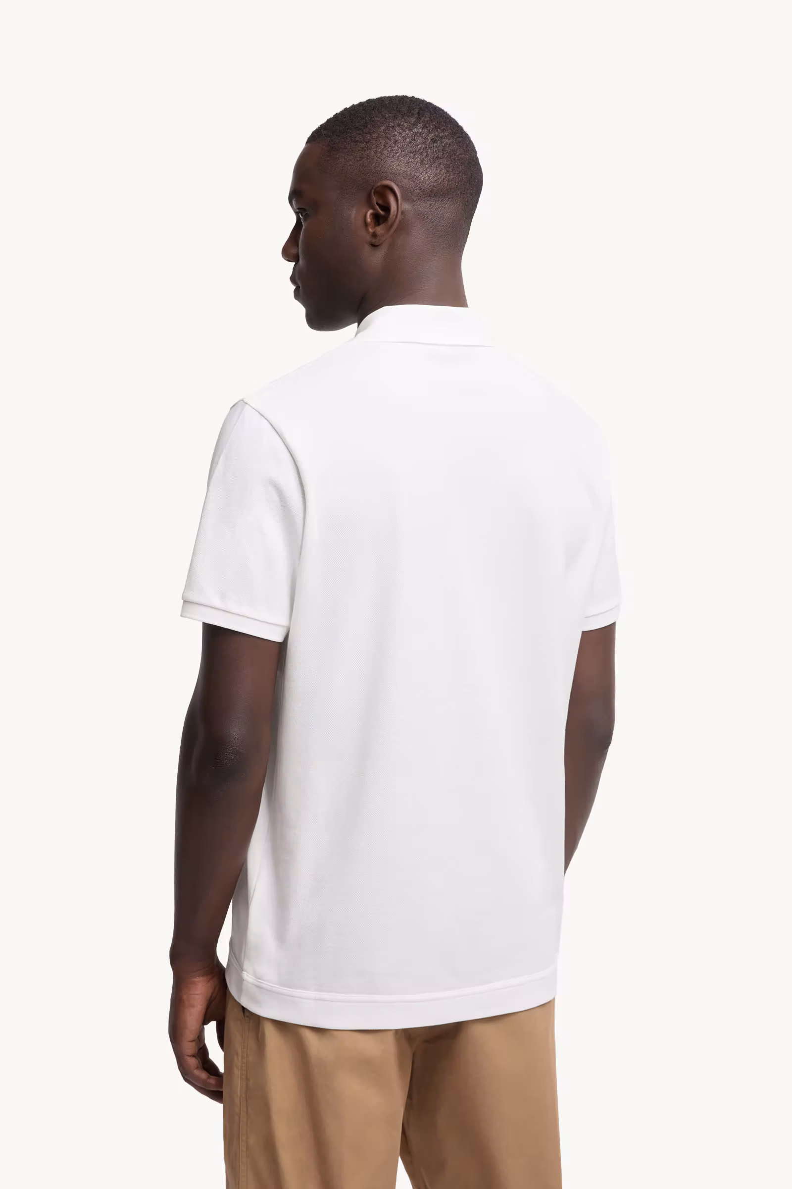 Logo Patch Cotton Piquet Polo Shirt