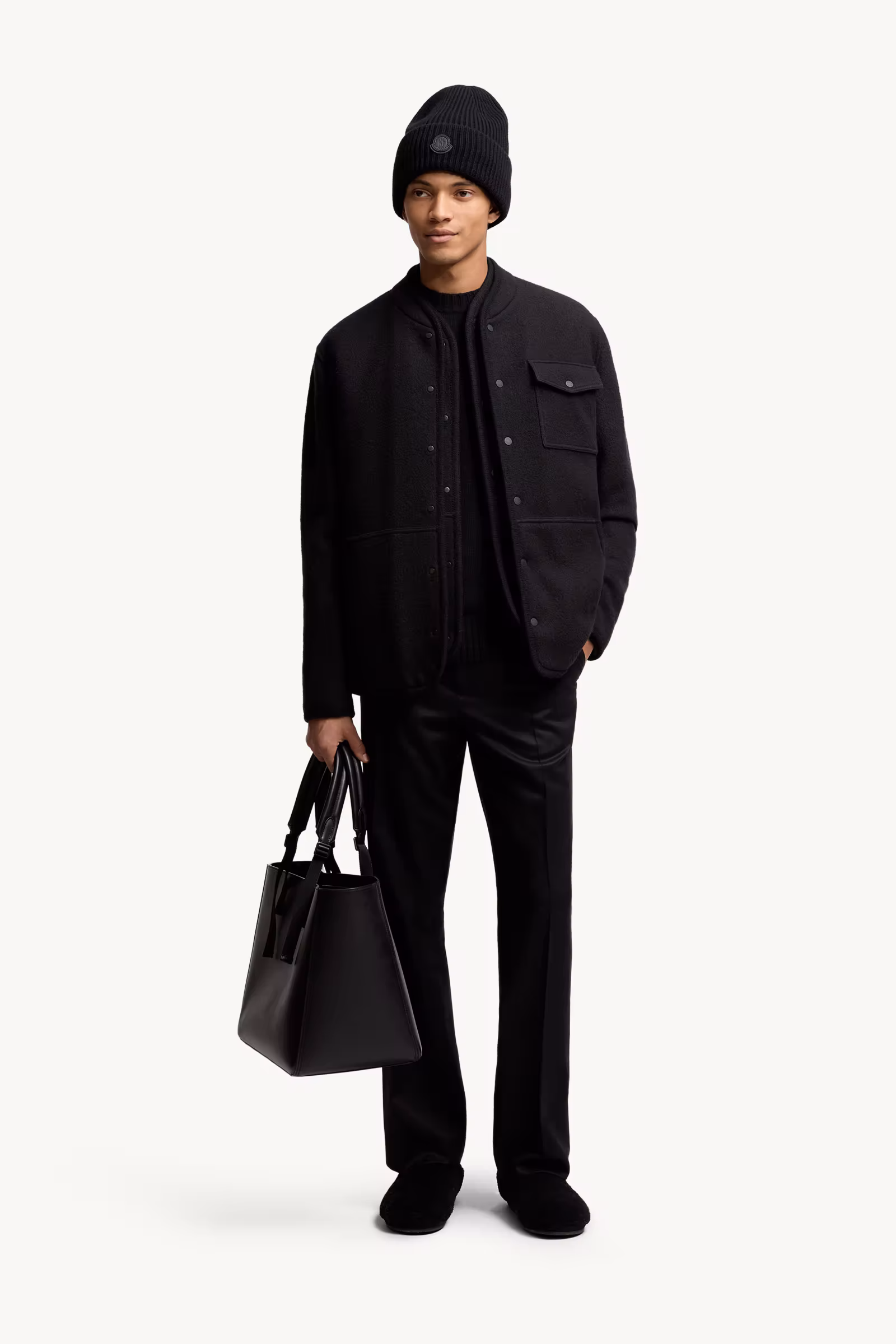 Wool Flannel Tailored Pants