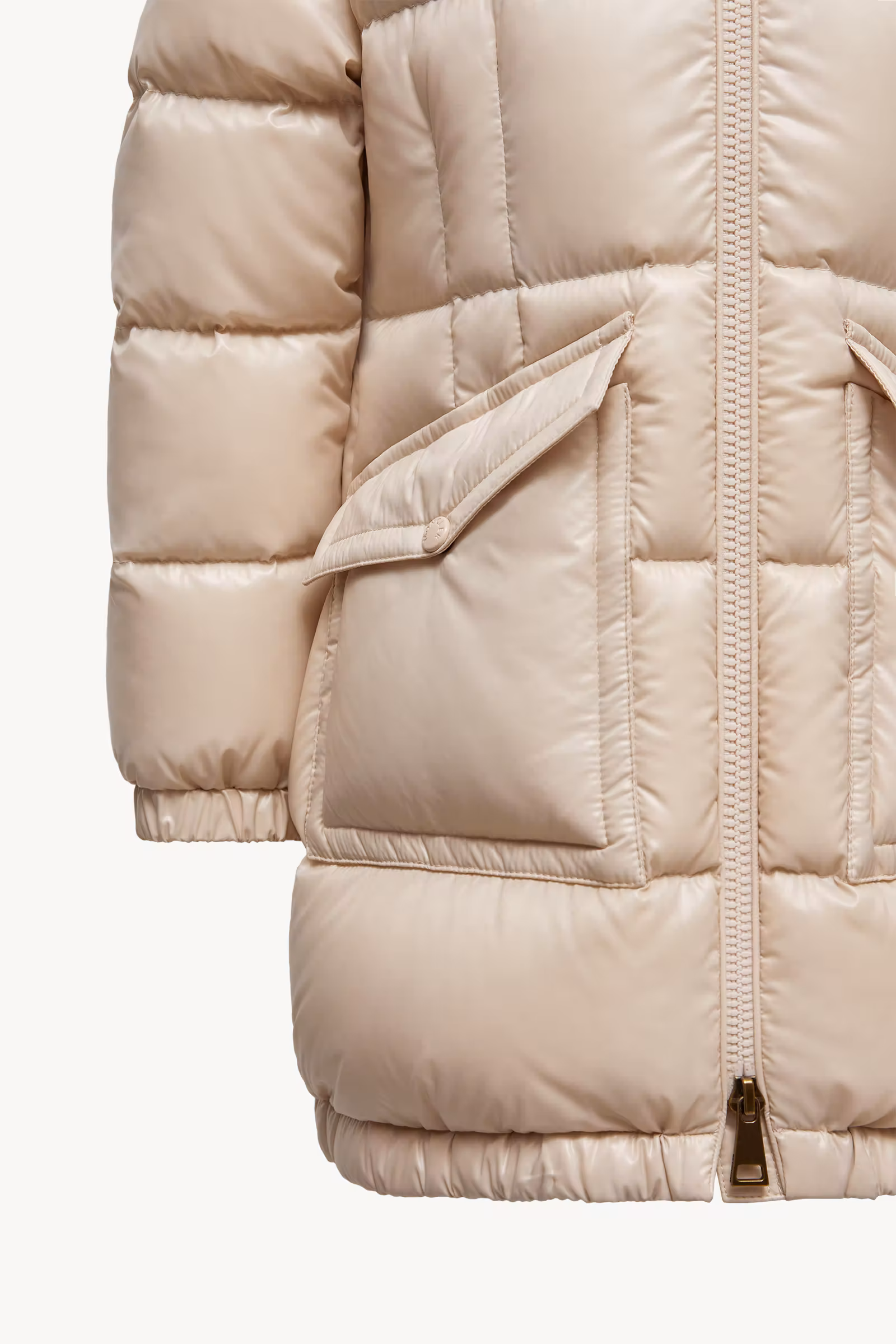 Aruna Shearling-Trimmed Hooded Down Jacket