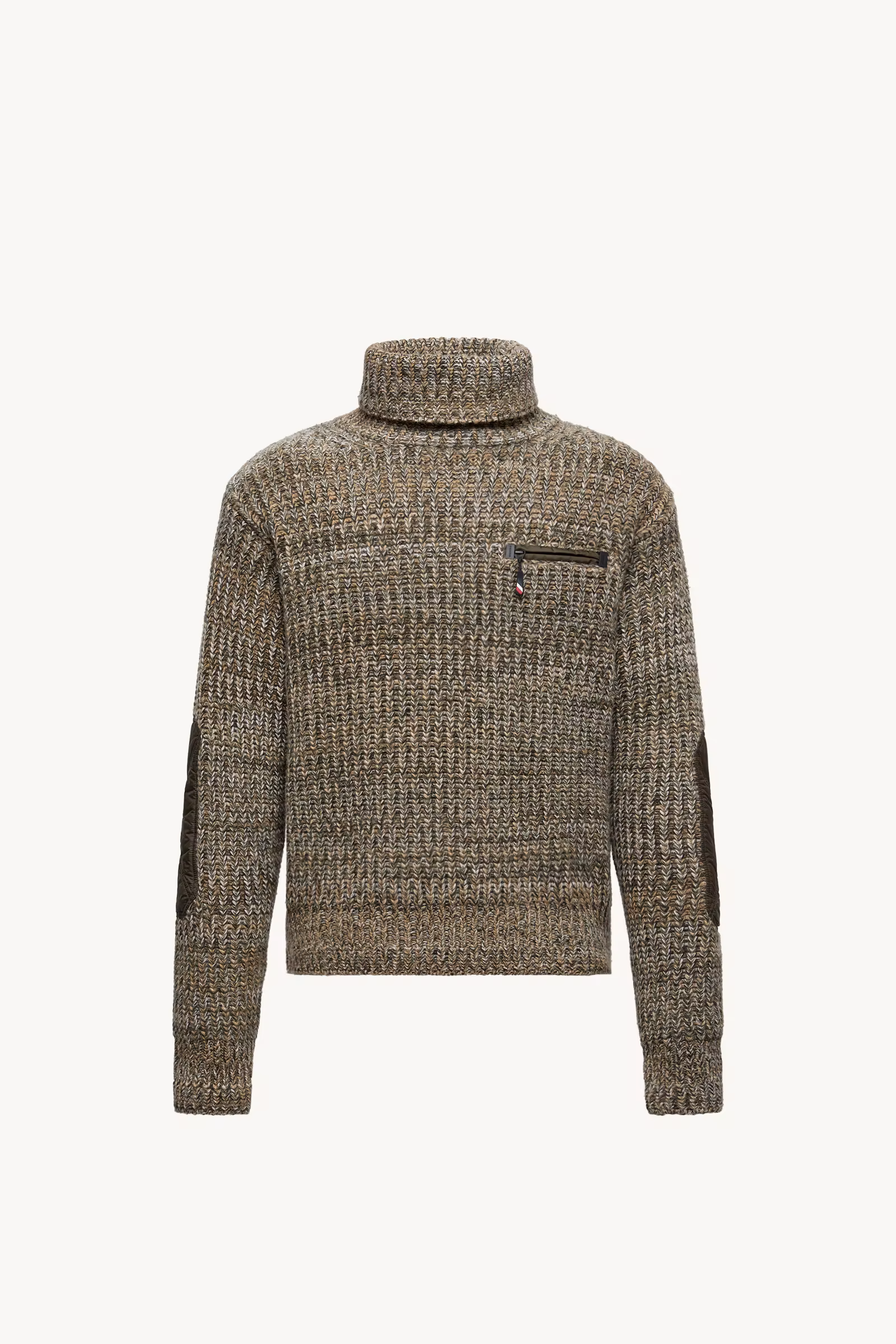 Wool Turtleneck Sweater with Pocket