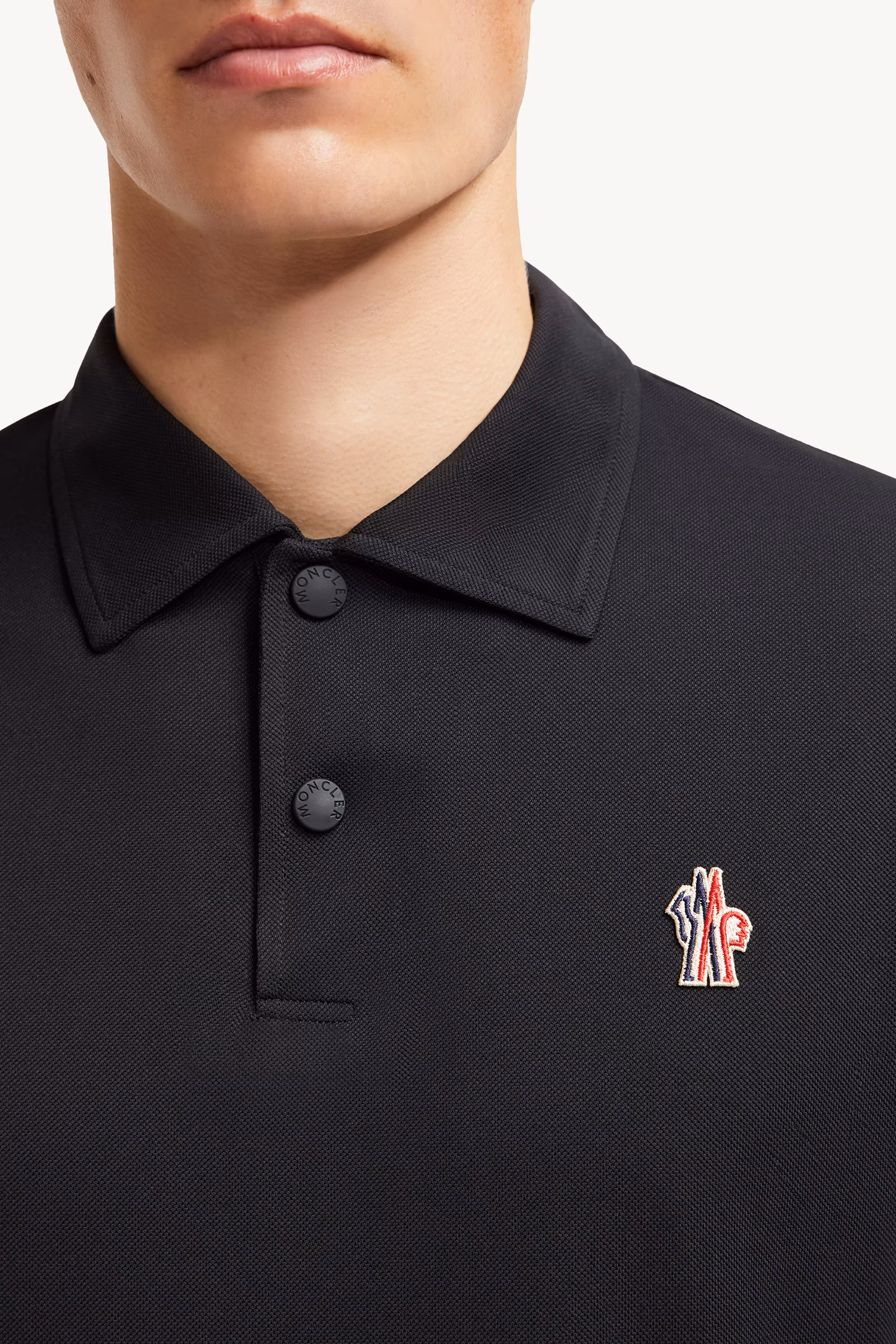 Logo Patch Polo Shirt