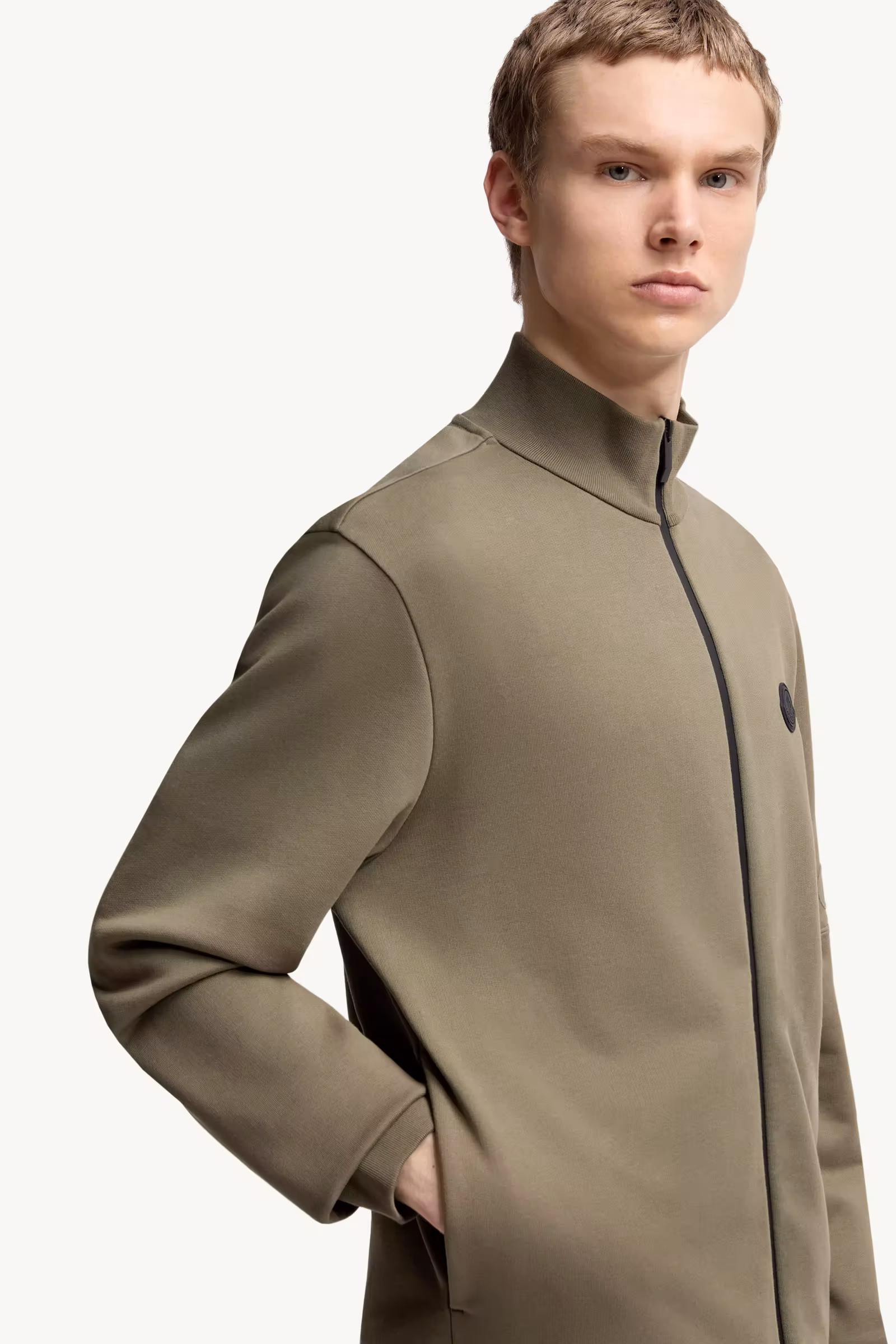 Cotton Zip-Up Sweatshirt