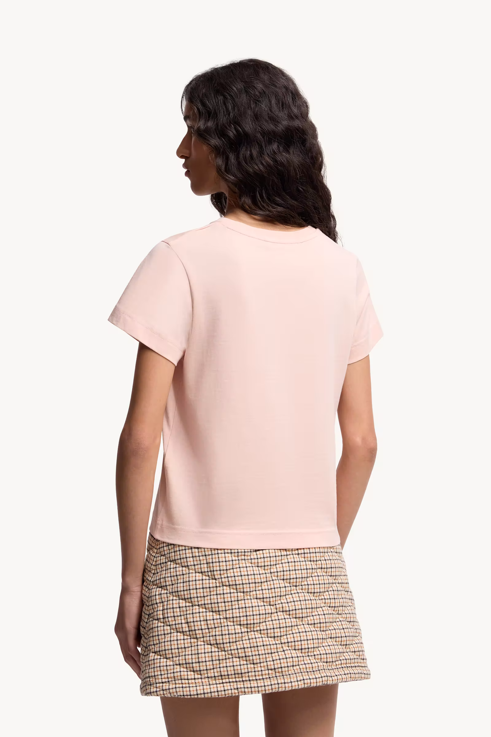 Embroidered Heart Logo Cotton T-Shirt