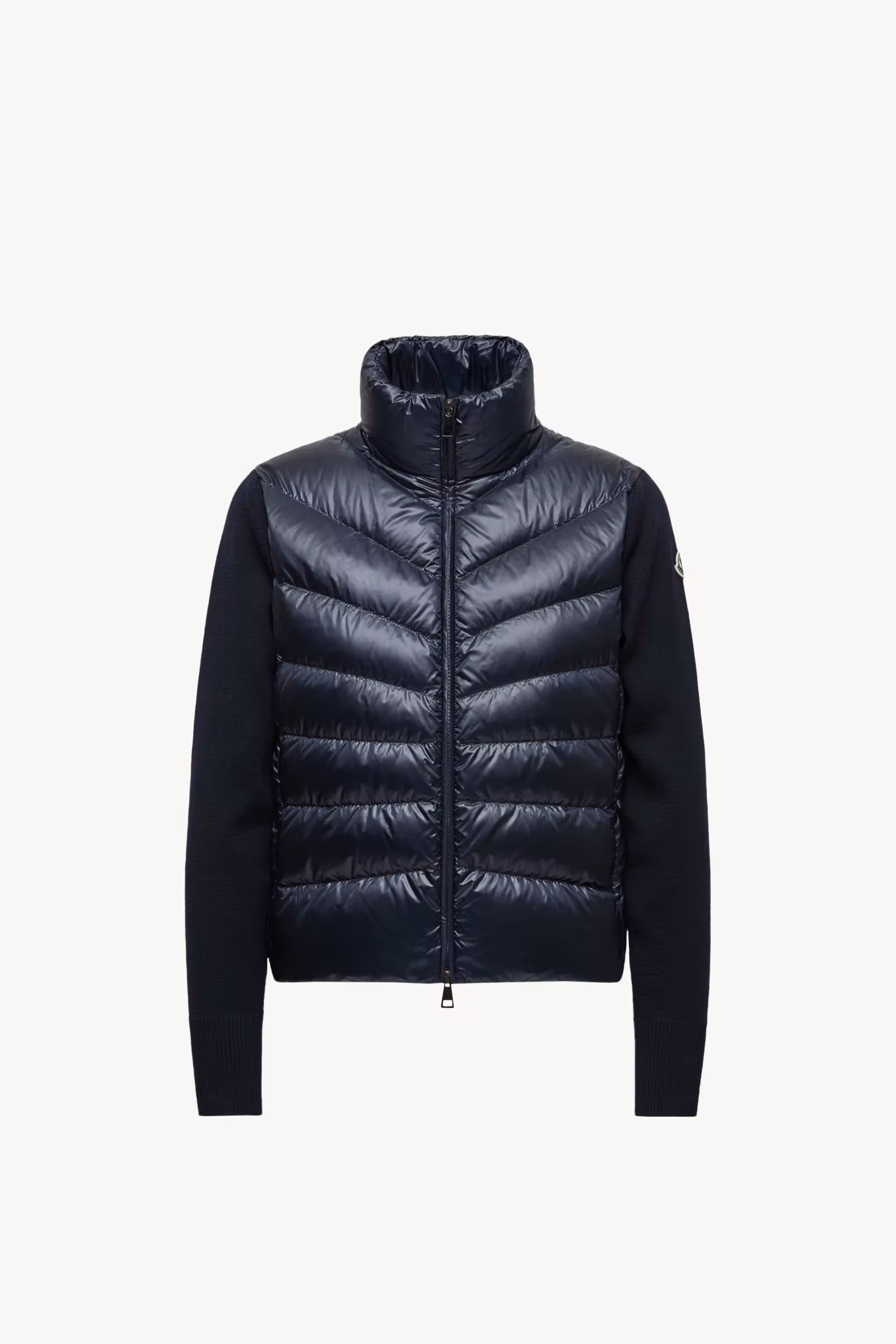 Padded Wool Cardigan