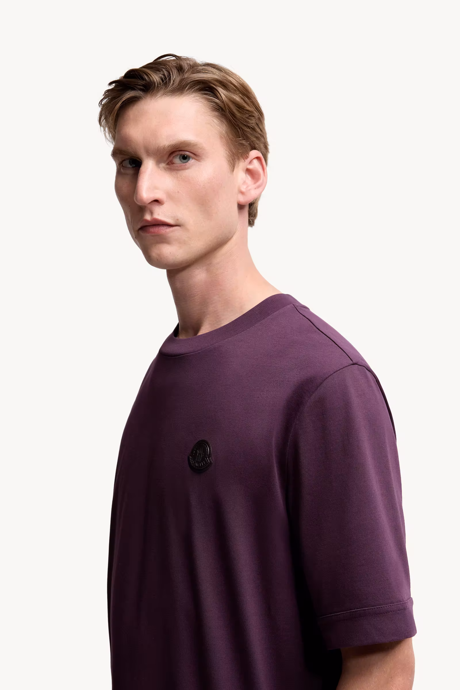 Logo Patch Cotton T-Shirt