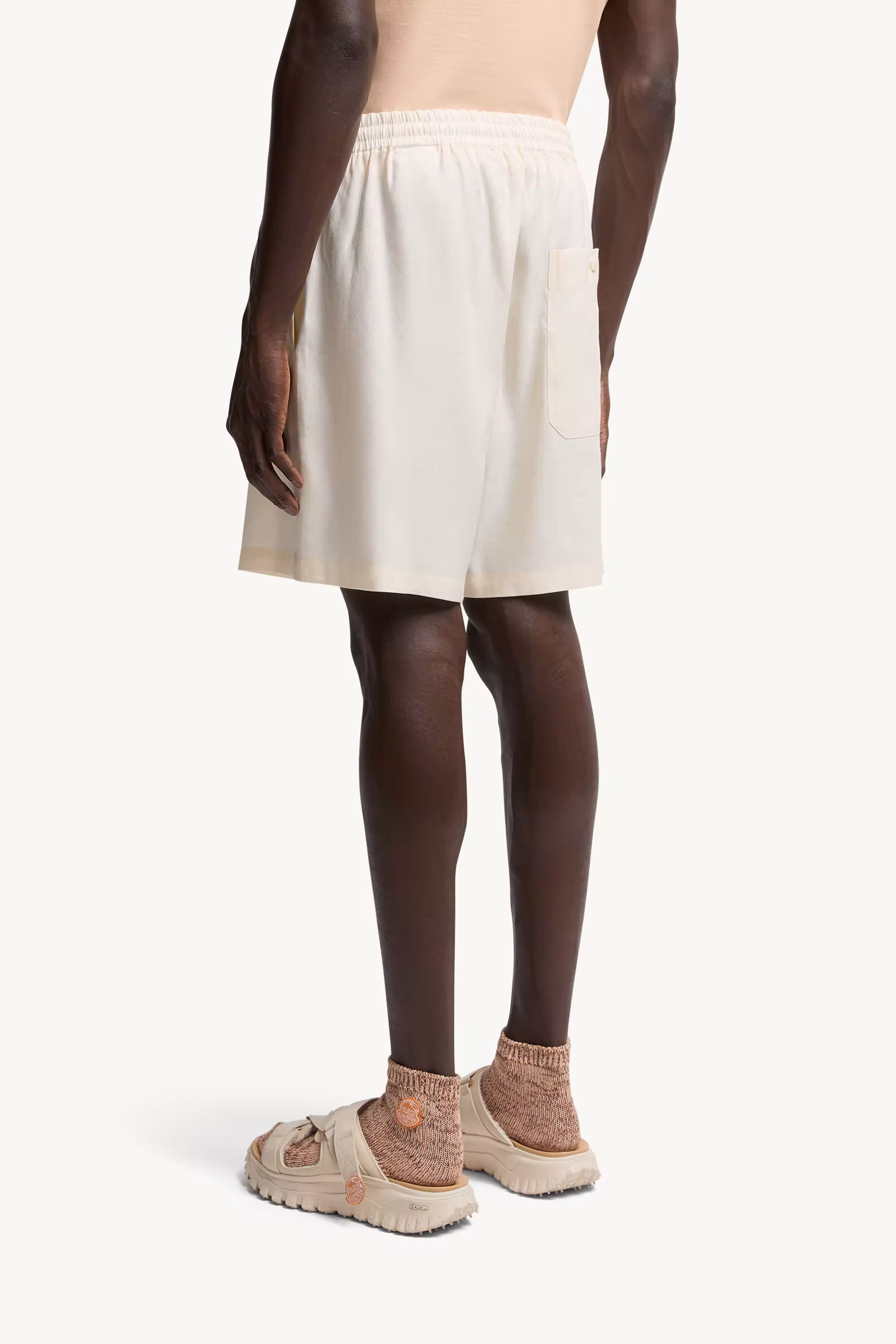 Moncler x Gilga Farm by Donald Glover Linen Blend Shorts