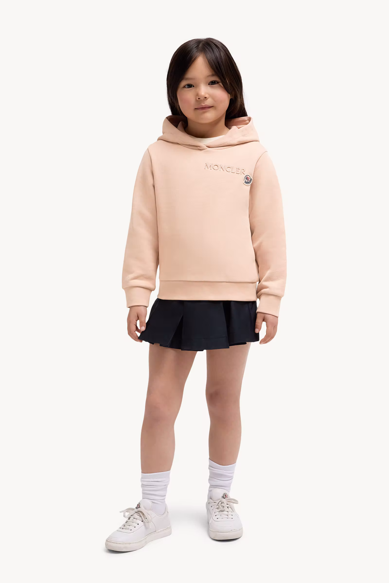Embroidered Logo Cotton Hoodie